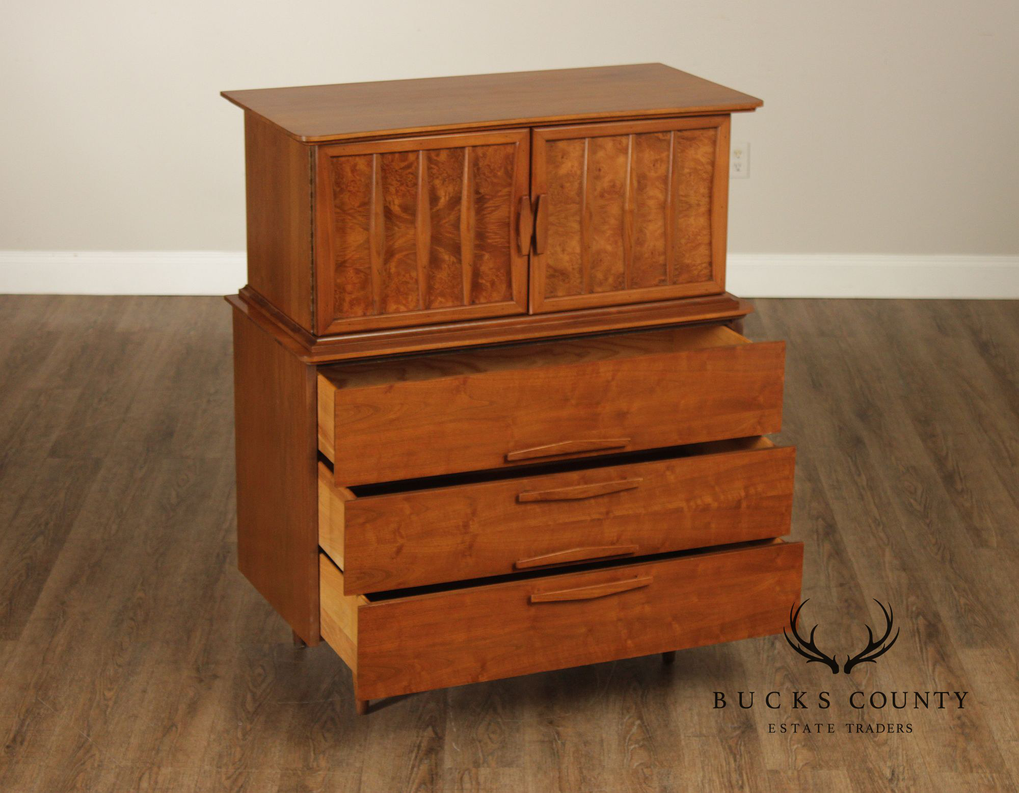 Mid Century Modern Walnut Gentleman's Chest