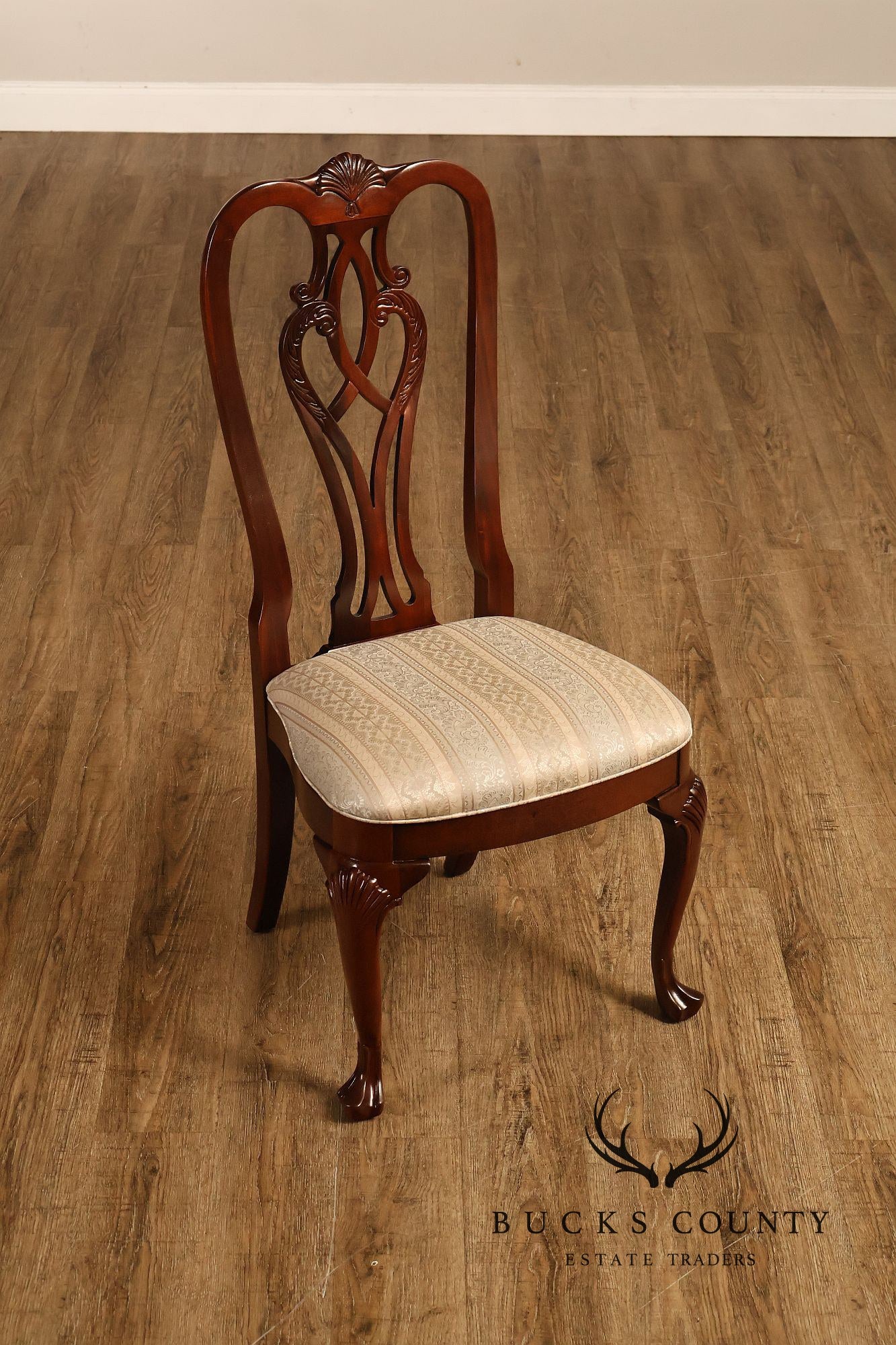 Ethan Allen '18th Century Mahogany' Set of Six Dining Chairs