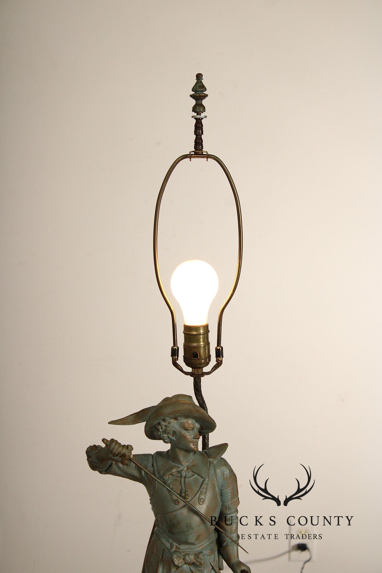 Vintage Pair of Figural Table Lamps
