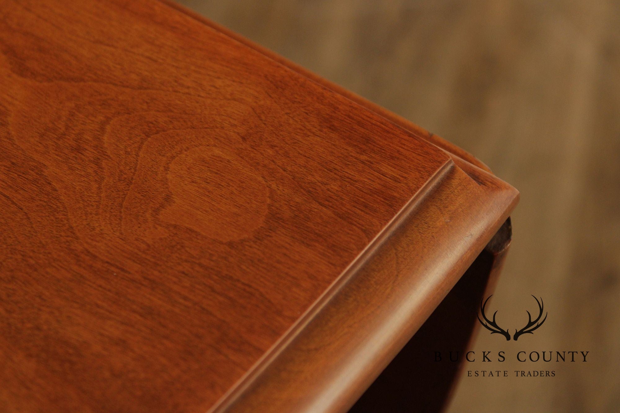 Vintage Cushman Colonial Creations Maple Drop Leaf Dining Table With 2 Leaves