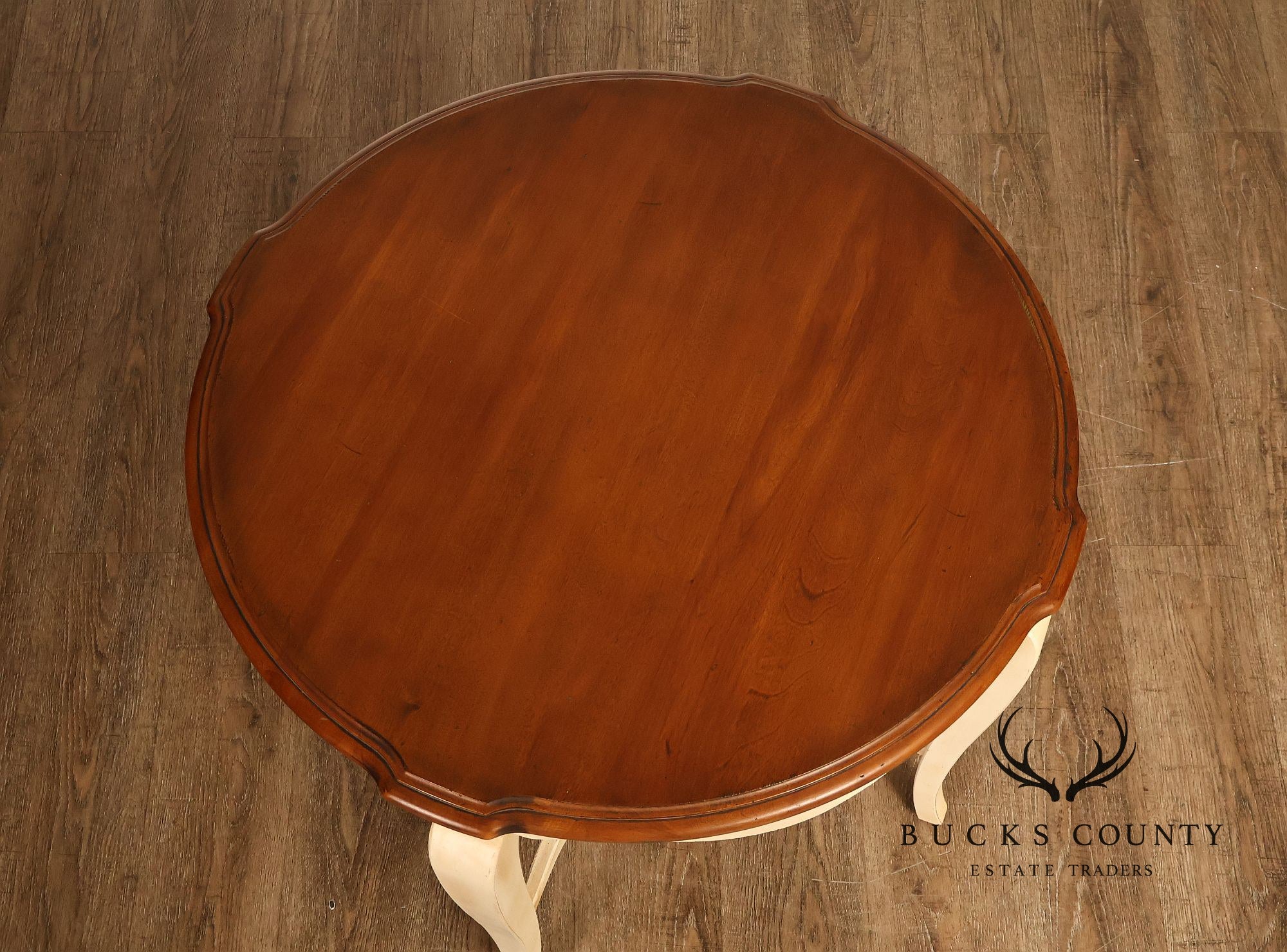 Ethan Allen French Country Round Accent Side Table