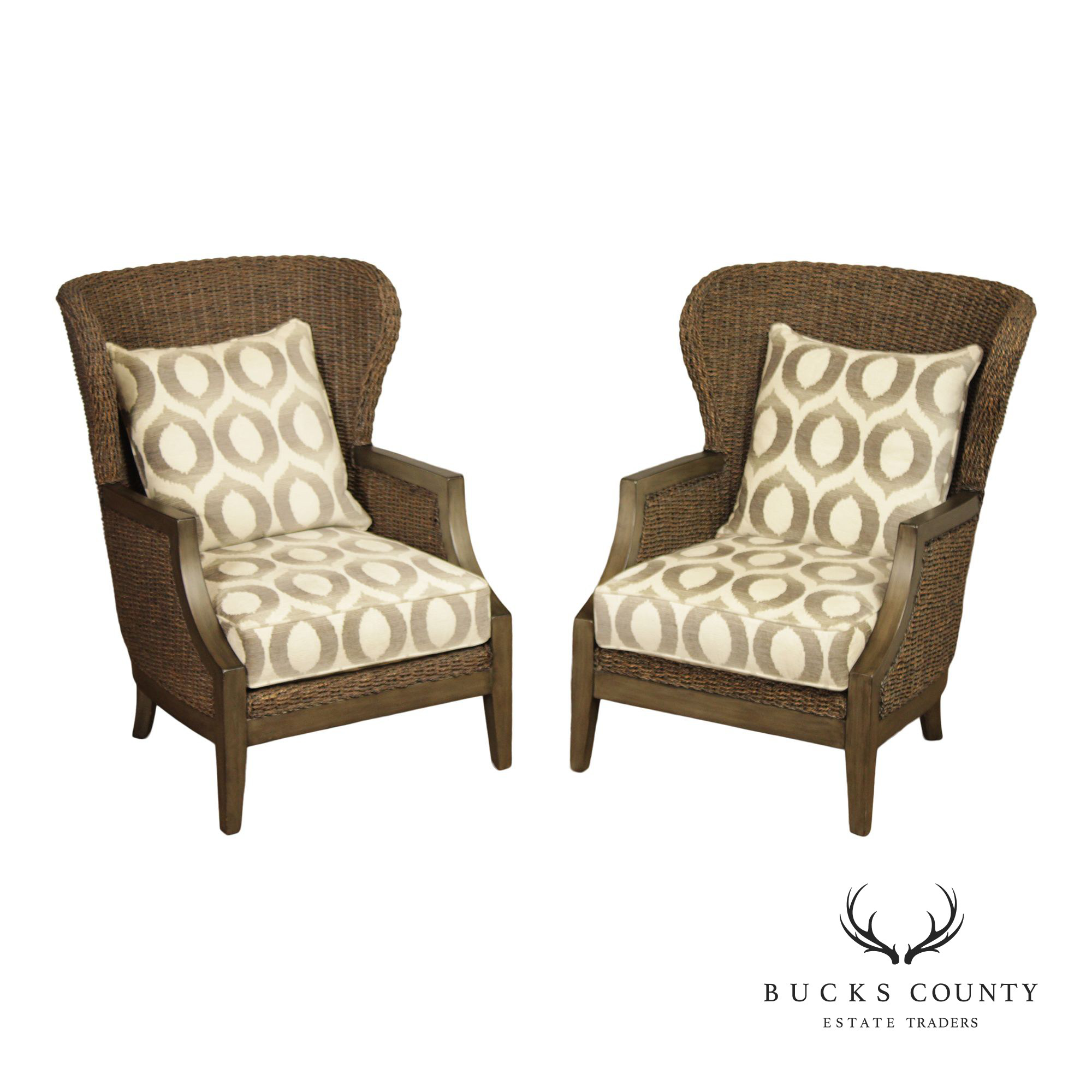 Lexington Furniture Pair of 'Seaford' Armchairs