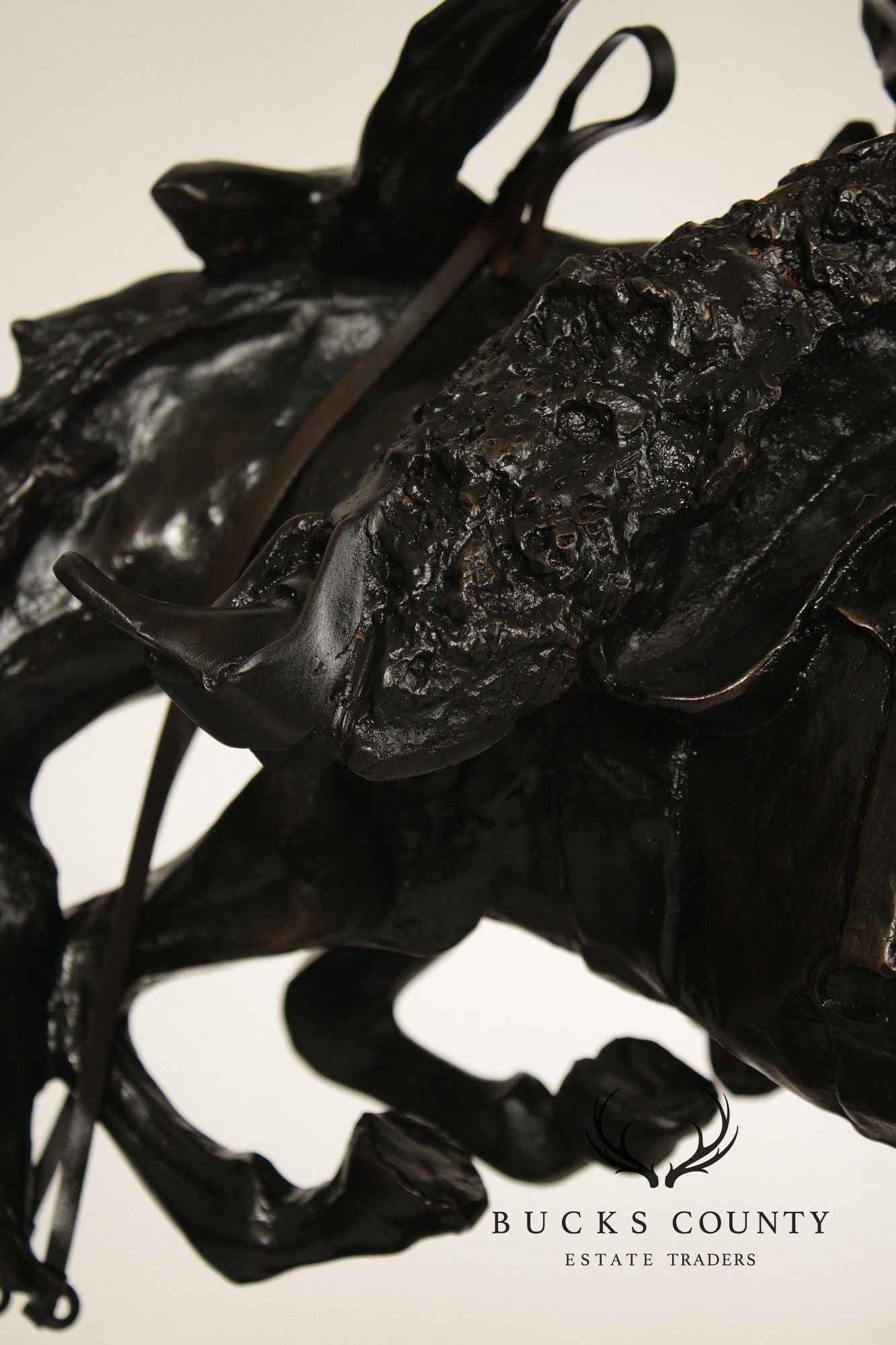 Frederic Remington Bronze Statue, 'Rattlesnake'