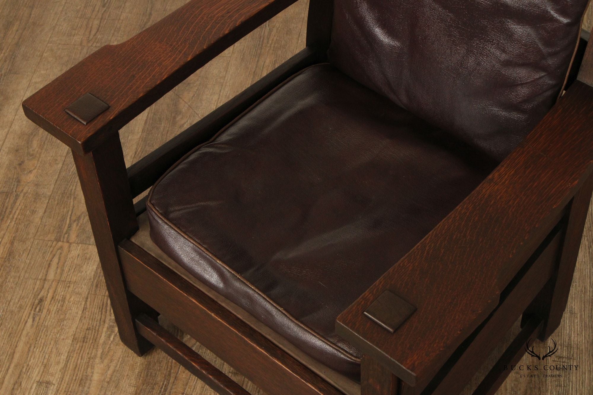 Antique Mission Oak Lounge Chair