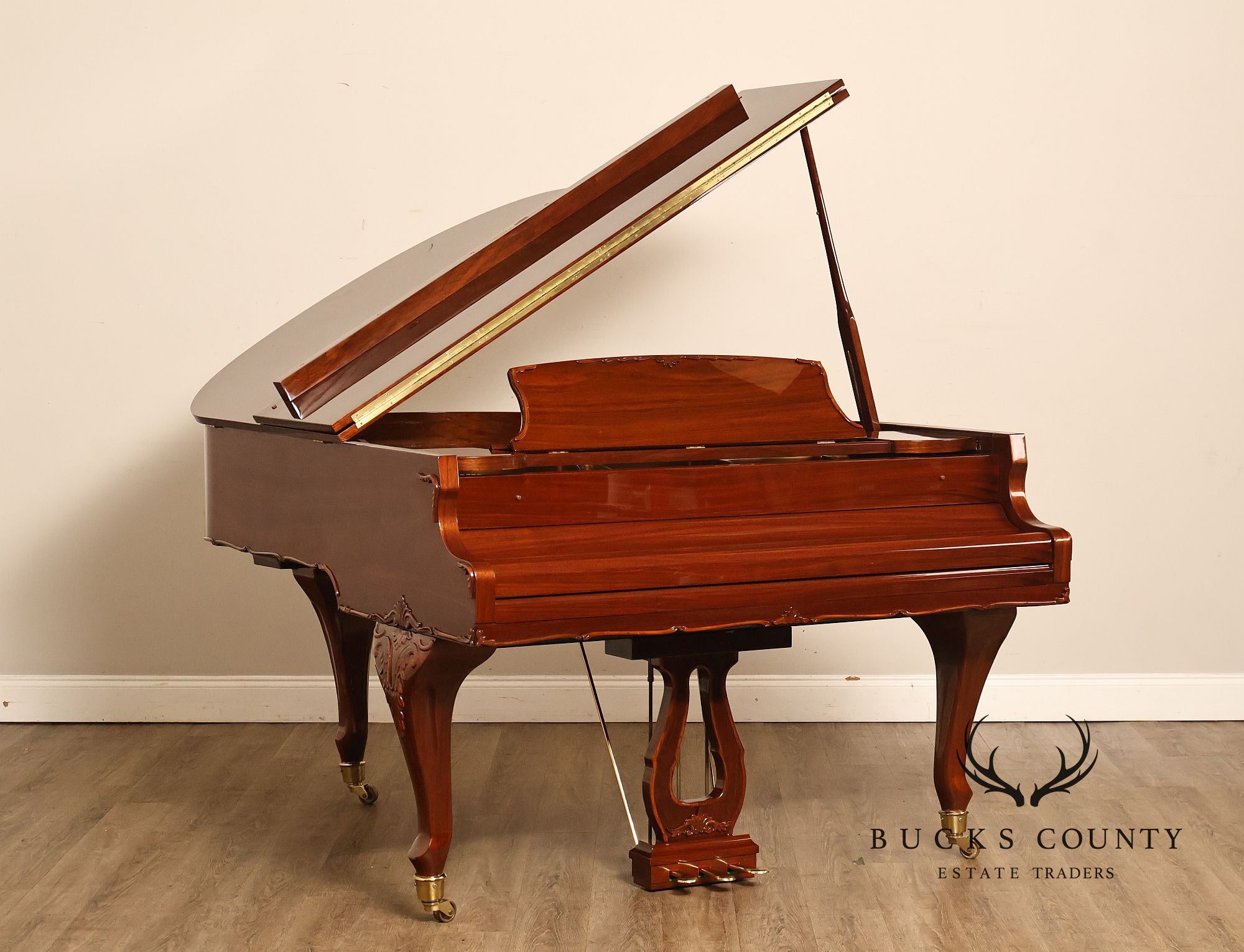 Otto Altenburg Rosewood Baby Grand Piano With Matching Duet Bench