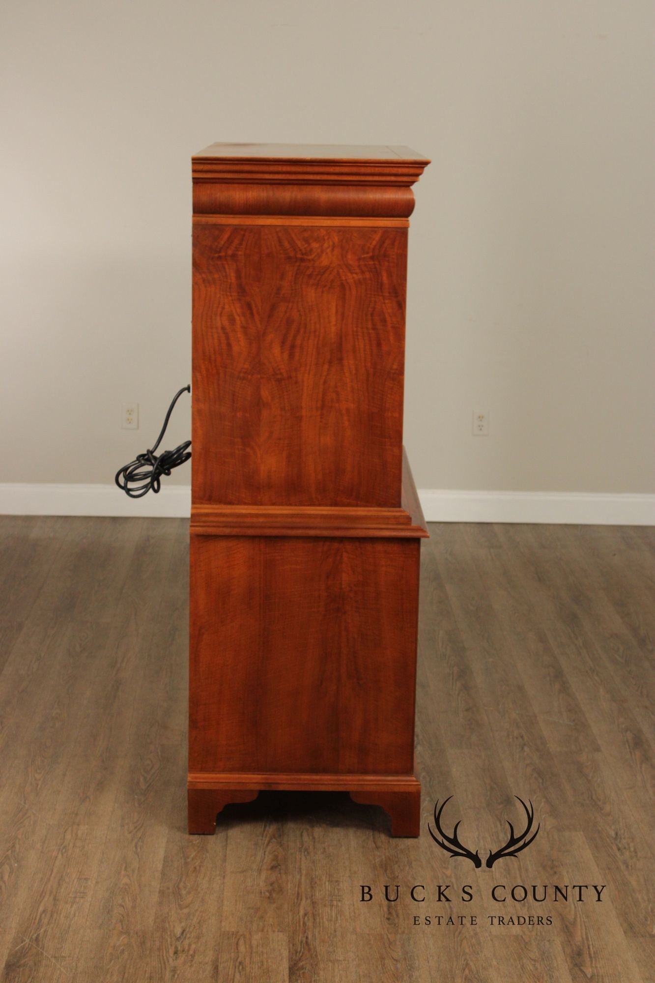 Century British National Trust Collection Burlwood Armoire