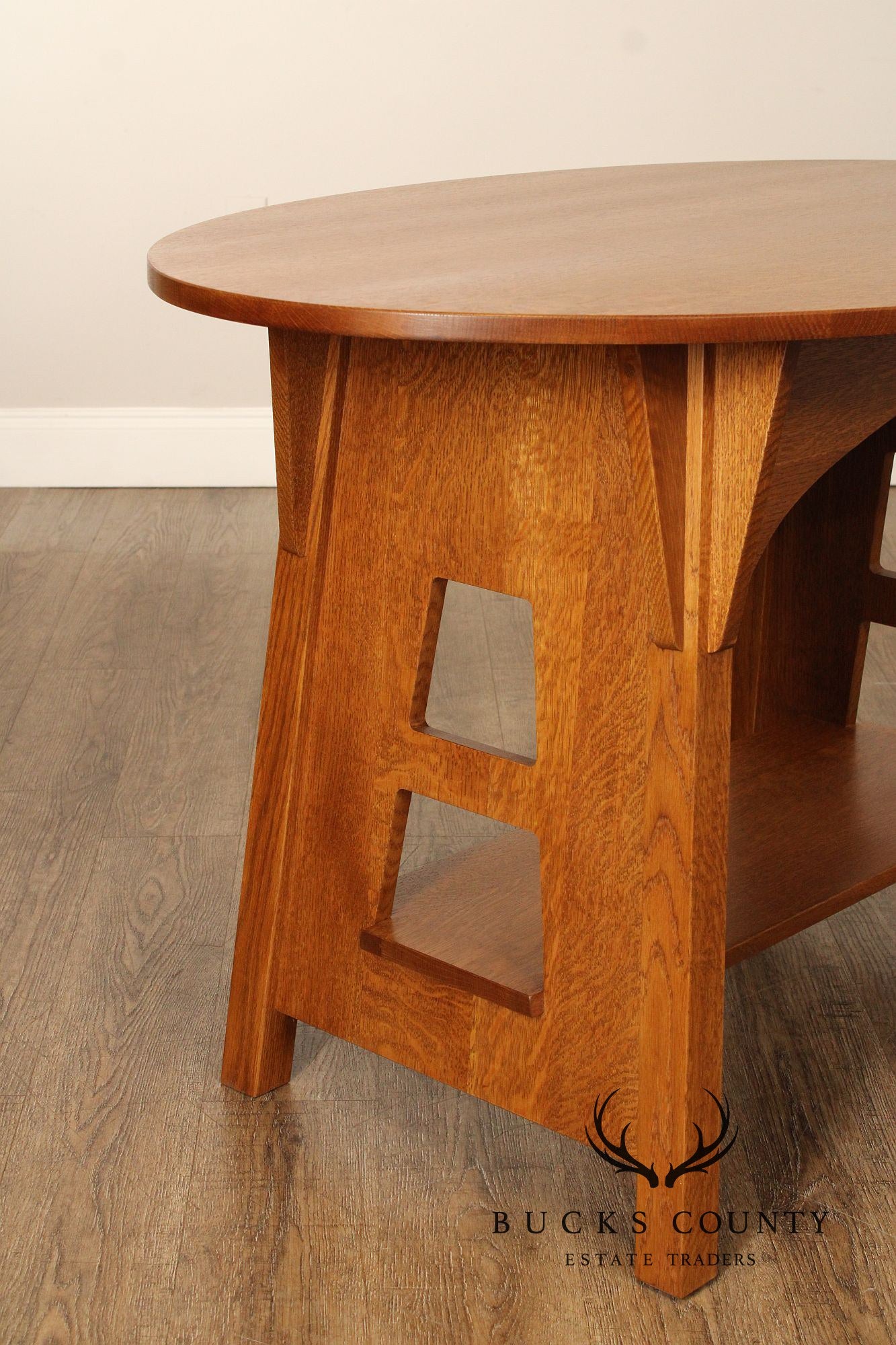 Stickley Mission Collection Oak Limbert Library Table