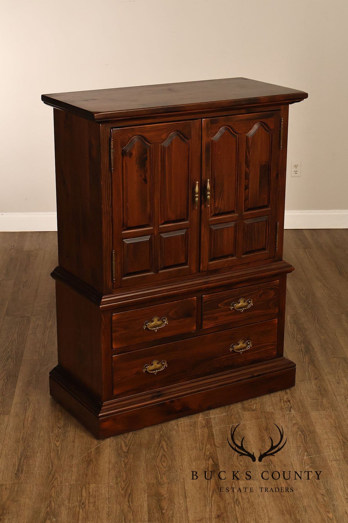 Ethan Allen Pine Armoire Chest