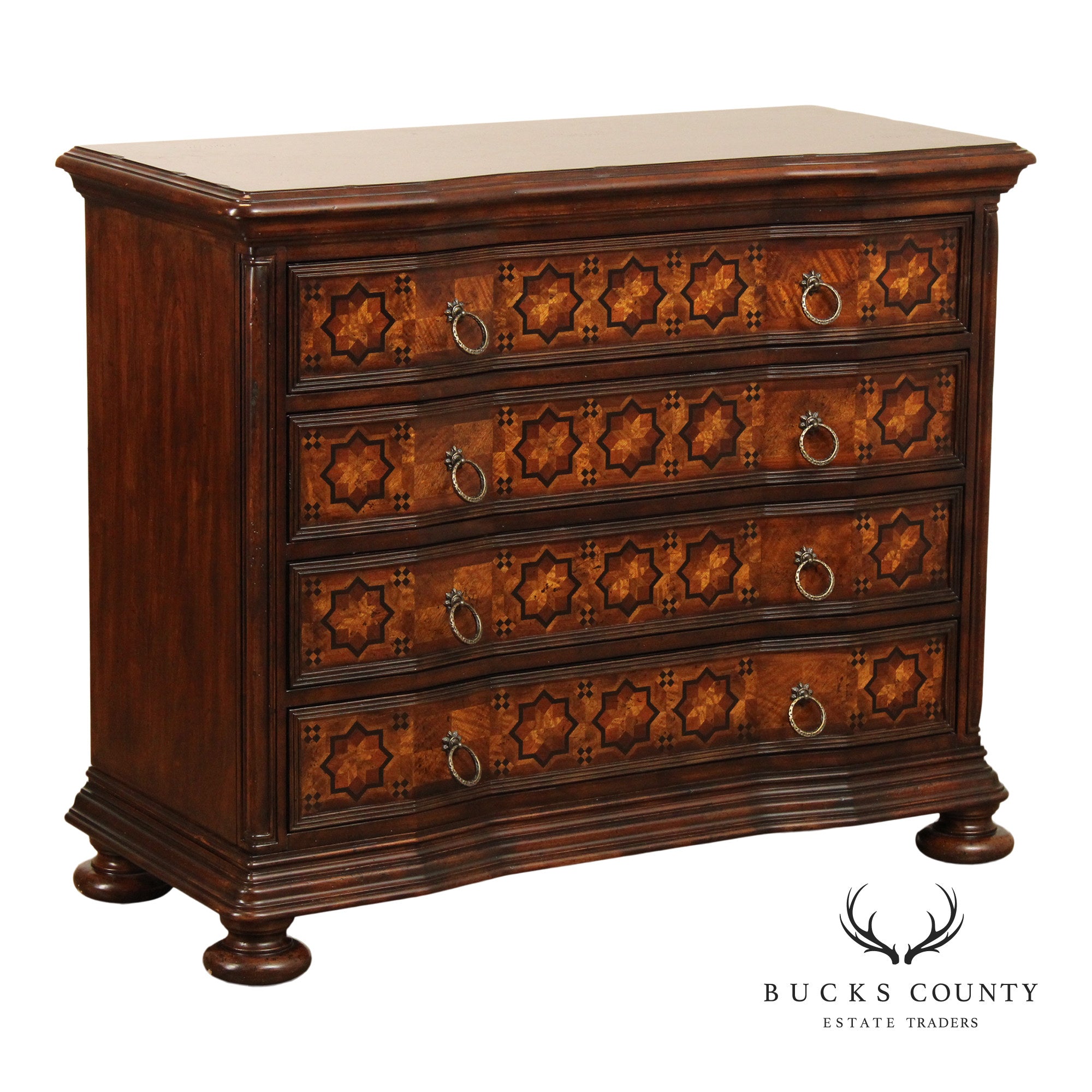 Hooker 'Seven Seas' Parquetry Chest of Drawers