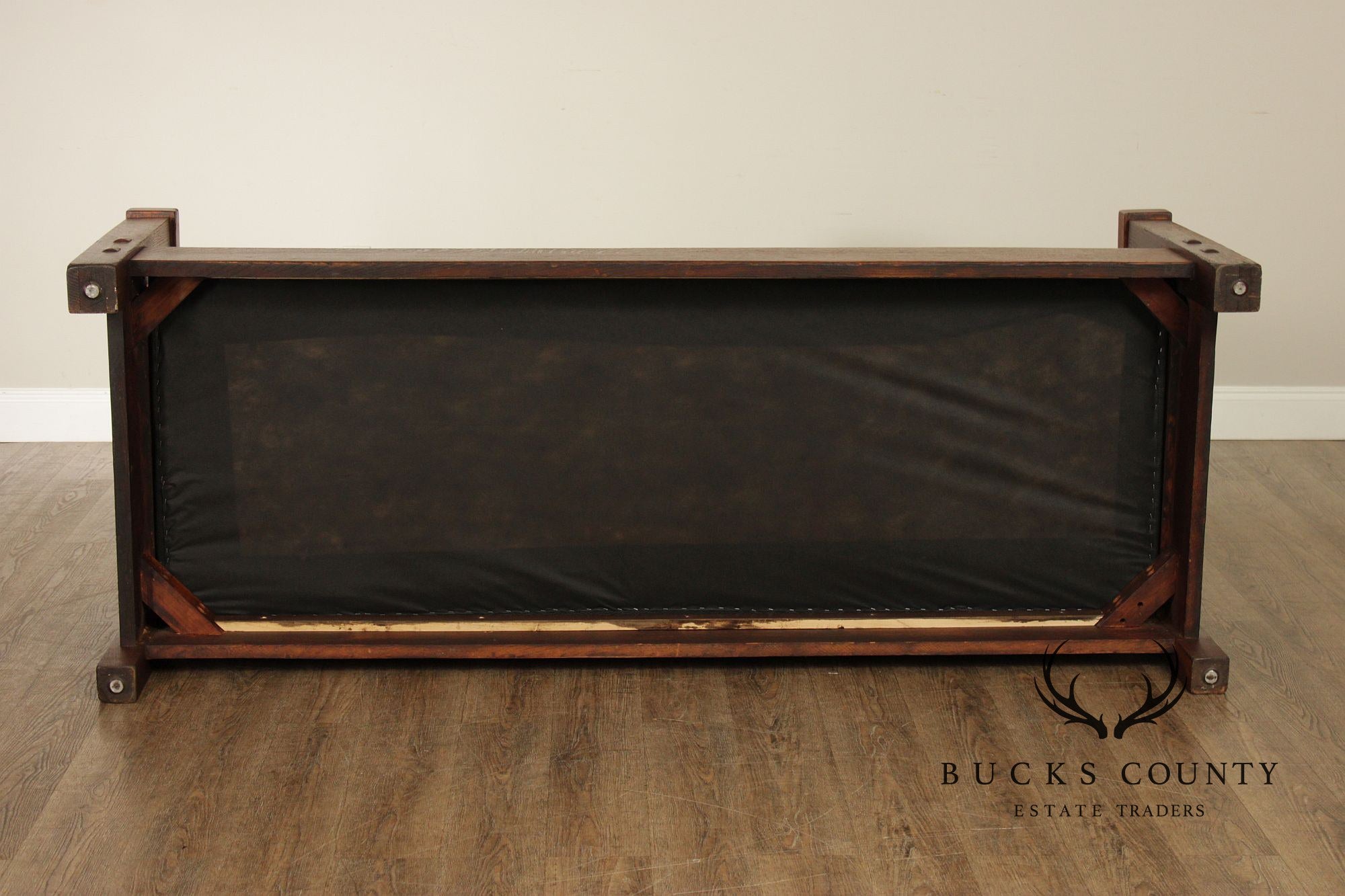 Lifetime Furniture Antique Mission Oak Sofa Settle