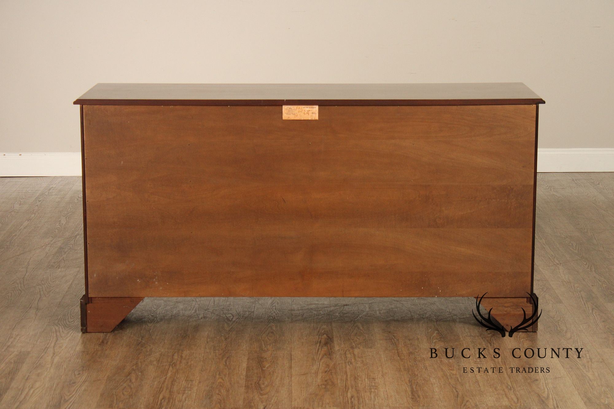 Henkel Harris Georgian Style Mahogany Ten Drawer Dresser