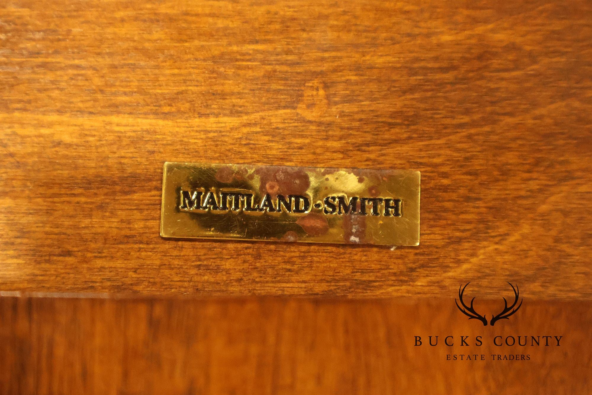 Maitland-Smith Neoclassical Style Faux Marble Top Home Bar