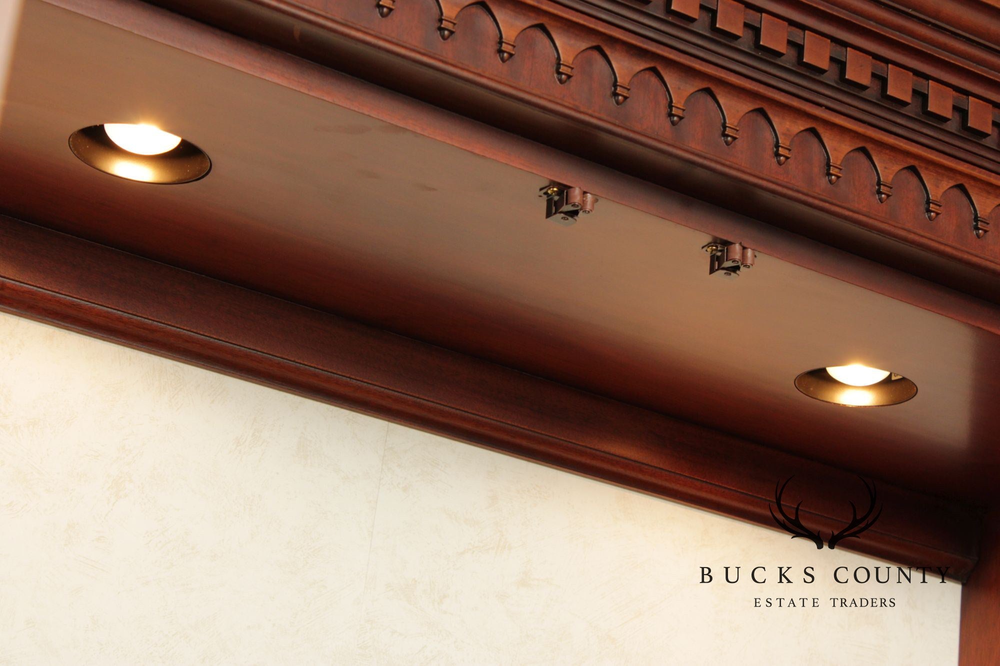 Councill Georgian Style Large Mahogany Breakfront