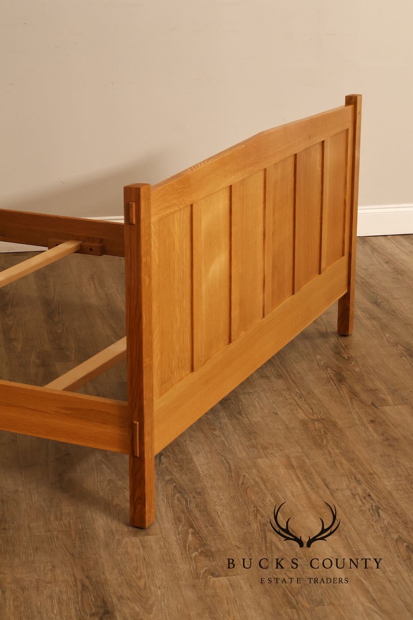 Stickley Mission Collection Oak Queen Panel Bed