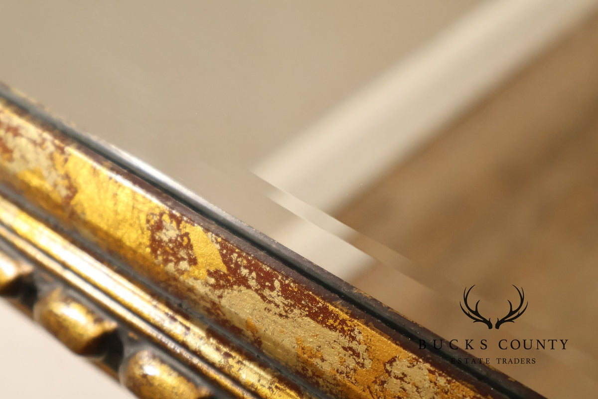 Traditional Giltwood Beveled Rectangular Wall Mirror