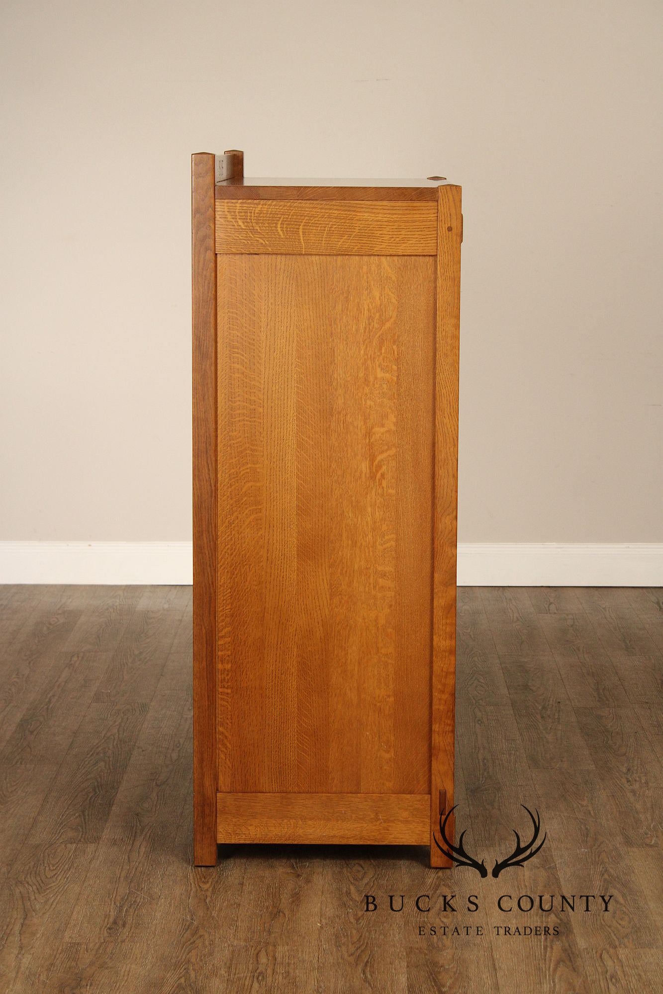 Stickley Mission Collection Oak Tall Chest Of Drawers