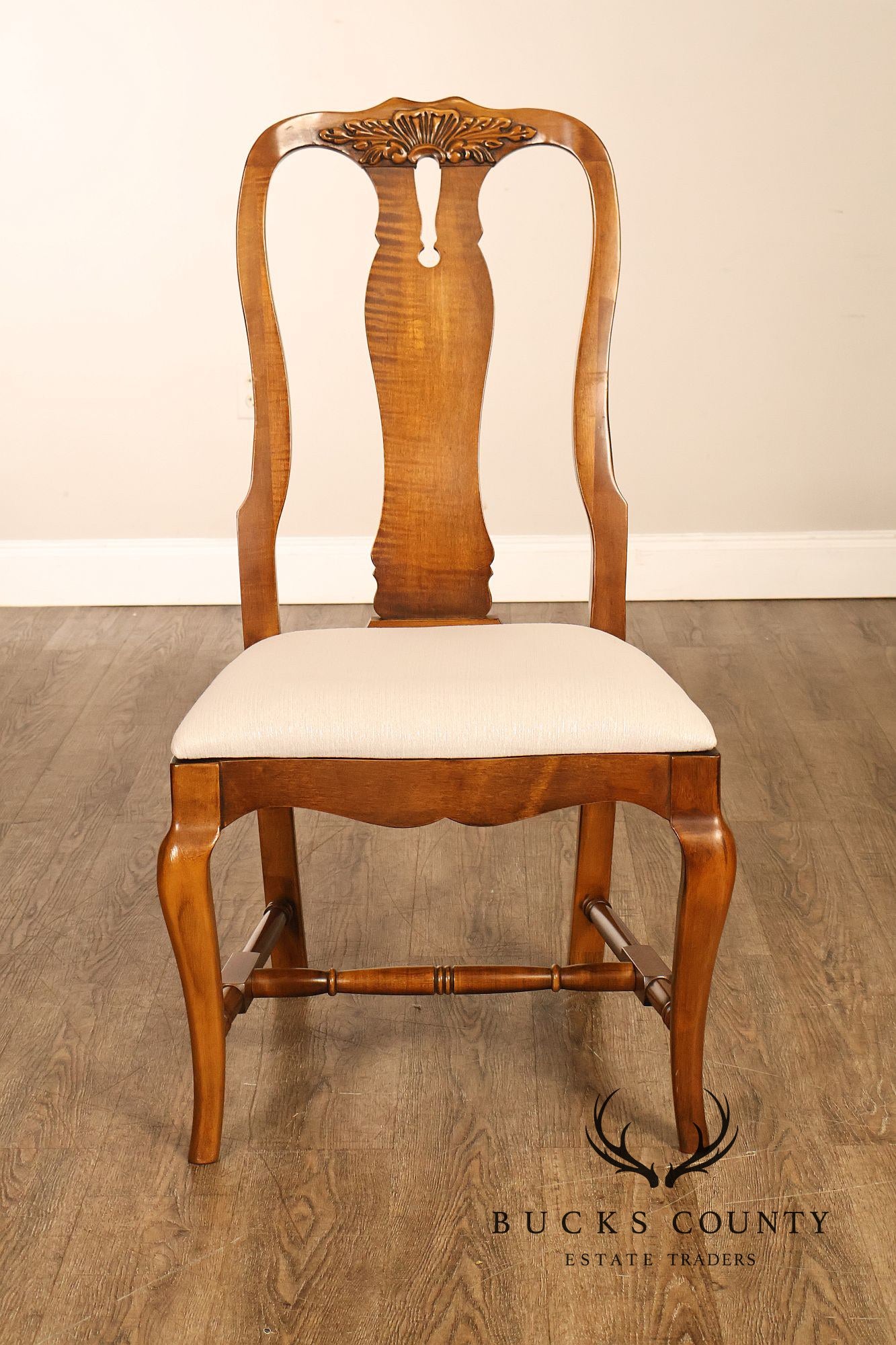 Vintage Pennsylvania House Villas Collection Set Of 8 Queen Anne Dining Chairs