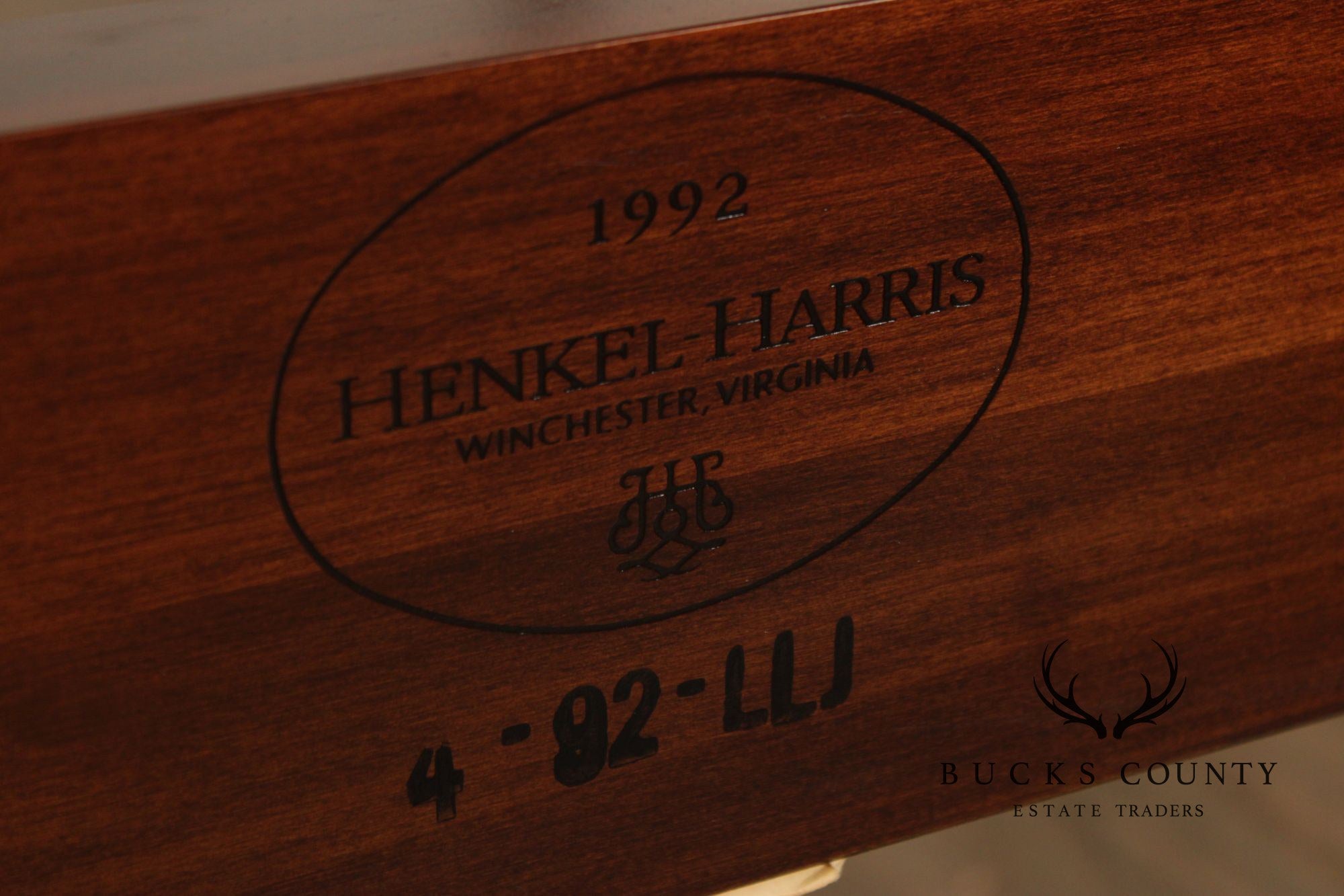 Henkel Harris Mahogany King Size Poster Bed