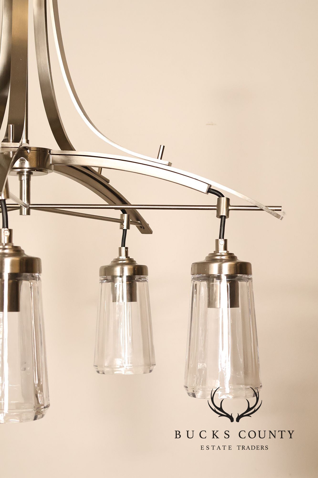 Minka-Lavery 'Poleis' Brushed Nickel Five-Light Chandelier