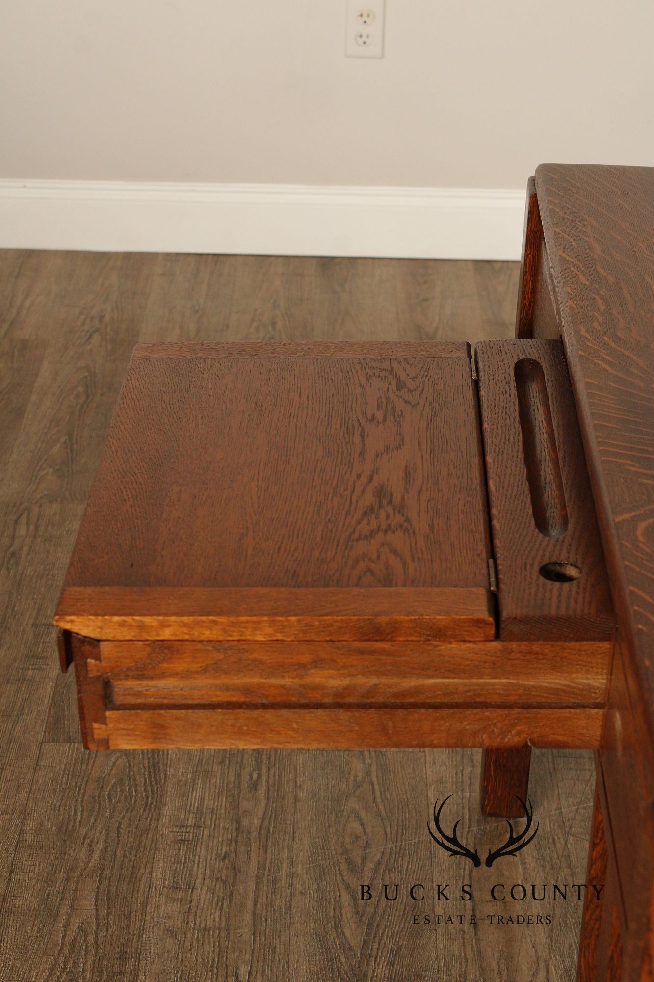 Antique Mission Oak Writing Desk