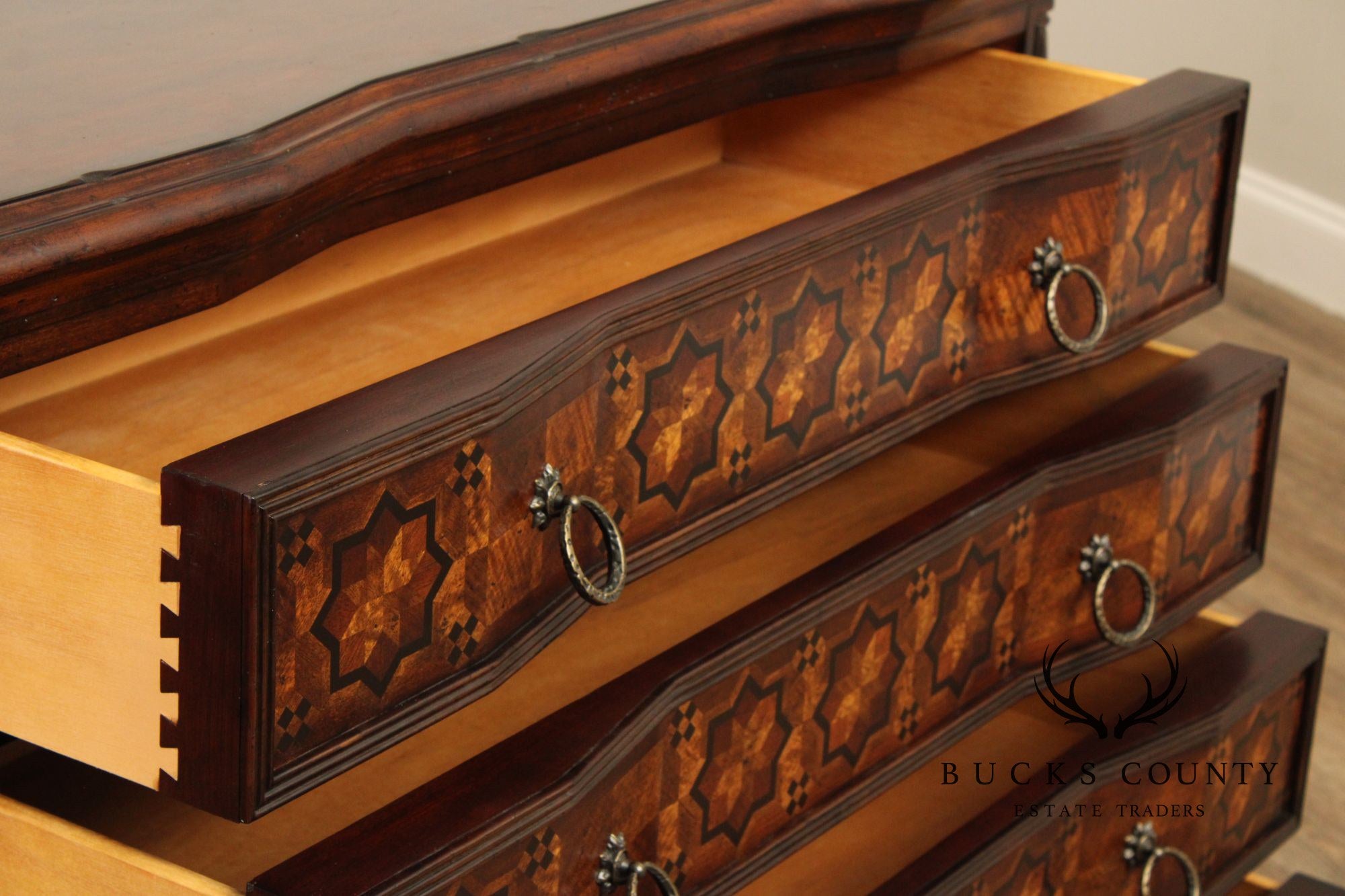 Hooker 'Seven Seas' Parquetry Chest of Drawers