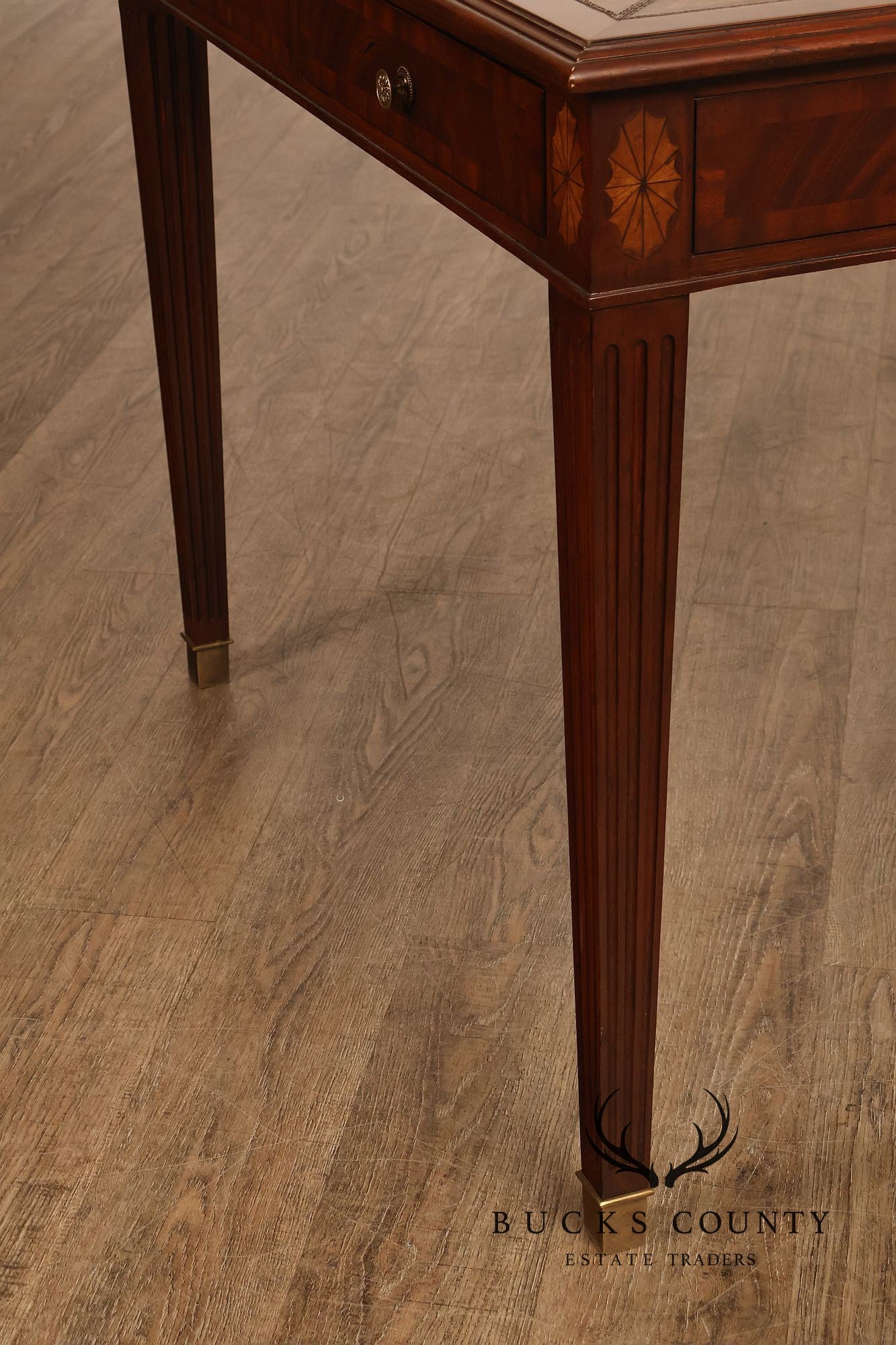 Scarborough House Federal Style Inlaid Mahogany Square Game Table