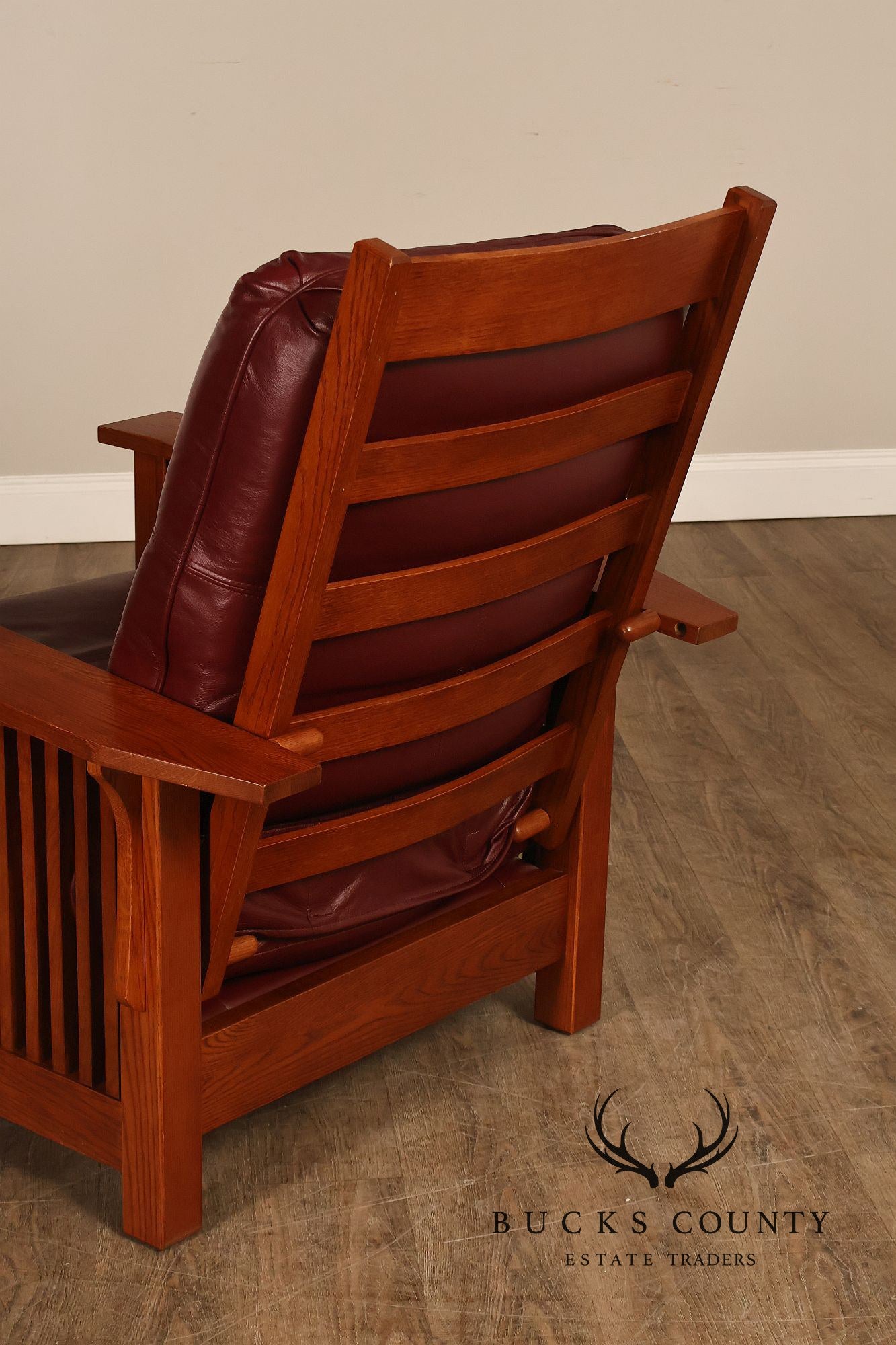Bassett Furniture Mission Style Oak Morris Chair