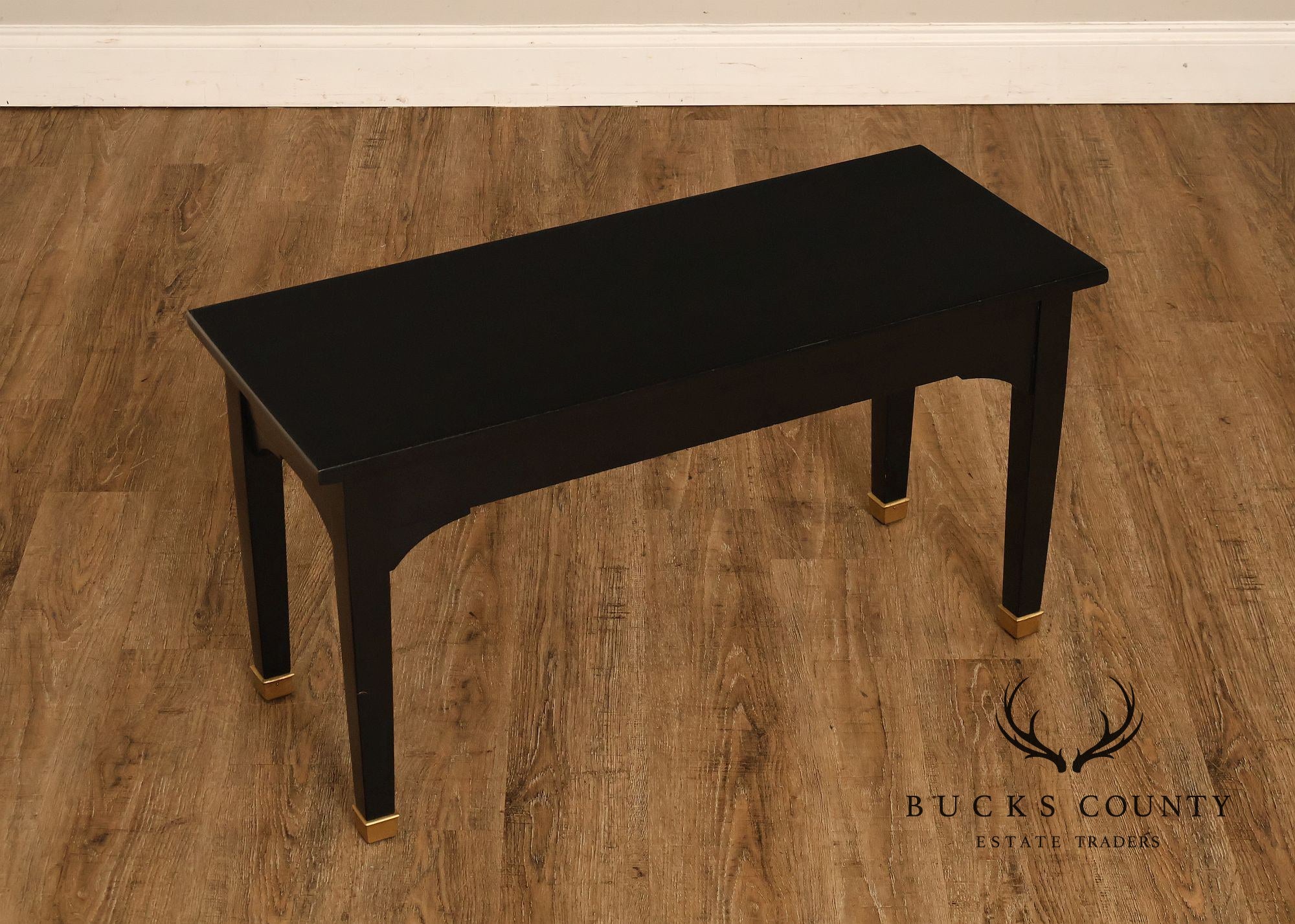 Kurtzman Ebonized Grand Piano And Duet Bench