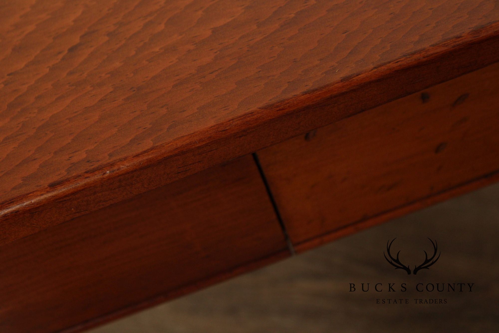 Rustic Mission Style Coffee Table With Drawer