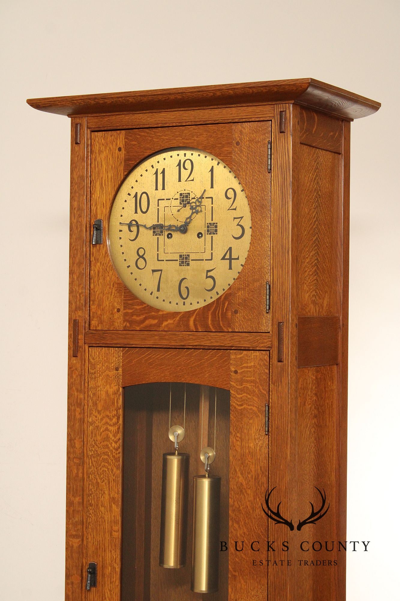 Stickley Mission Collection Oak Grandfather Clock