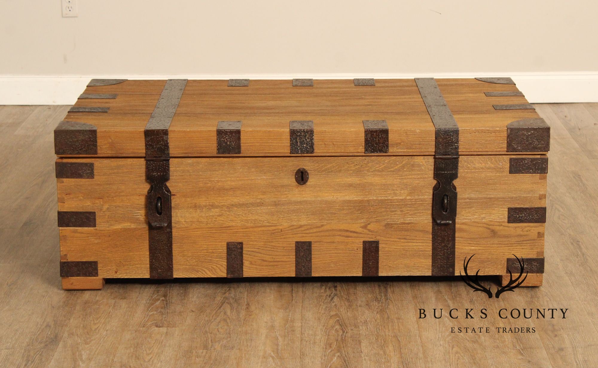 Restoration Hardware 'Heirloom Silver-Chest' Coffee Table Trunk