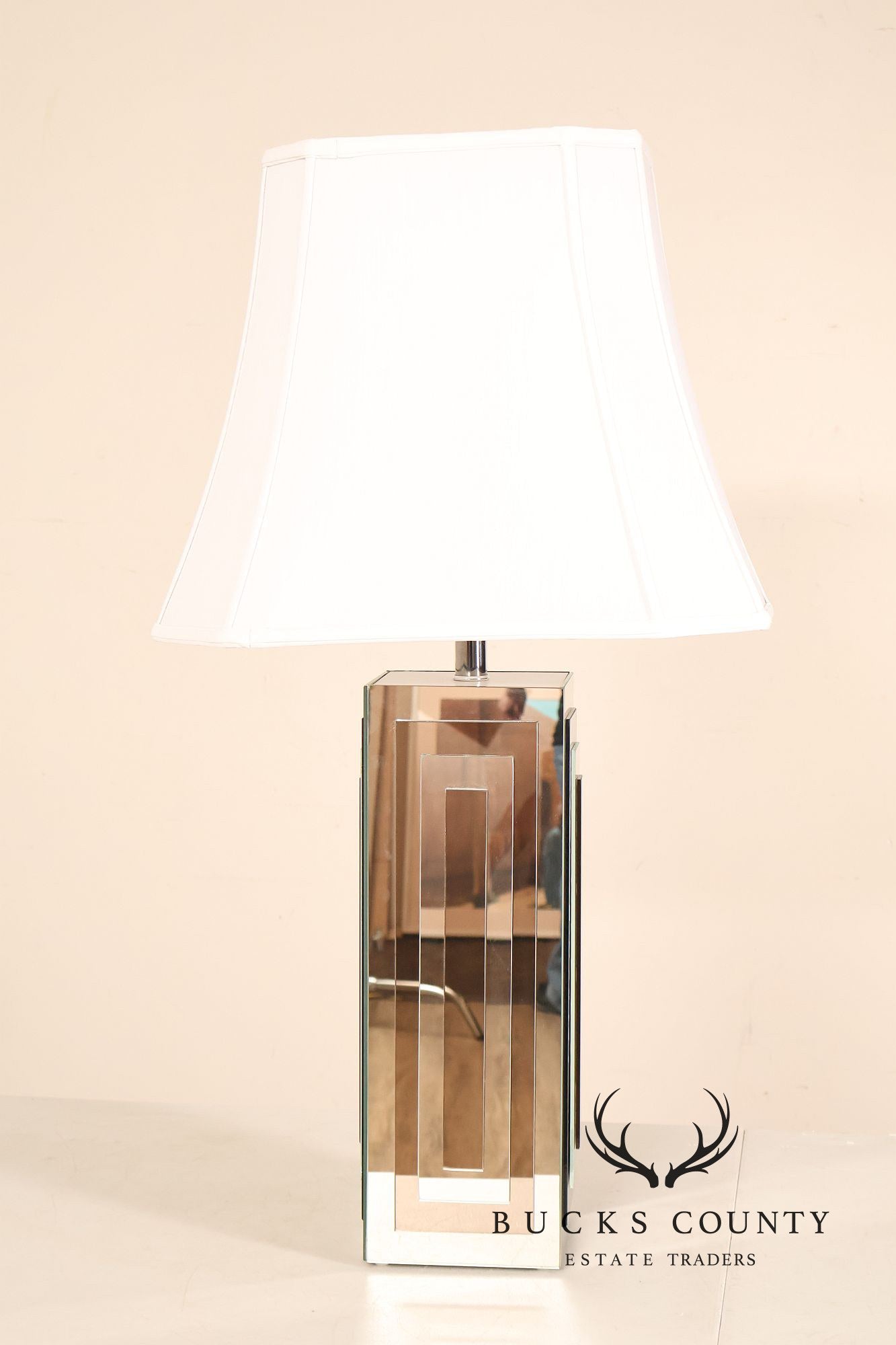 Ello Hollywood Regency Mirrored Table Lamp