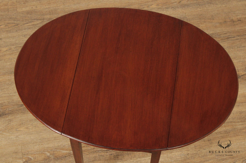 Federal Style Vintage Pair of Mahogany Drop Leaf Pembroke Tables