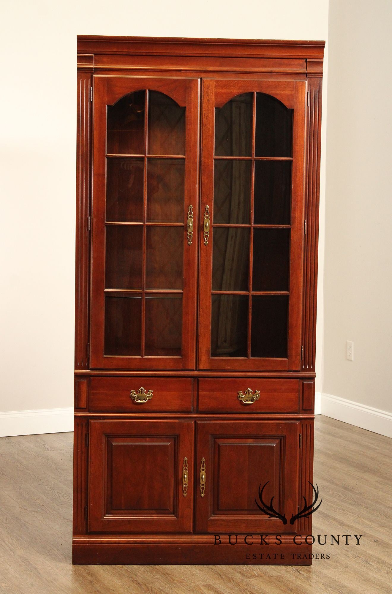 Pennsylvania House Traditional Cherry Bookcase Display Cabinet