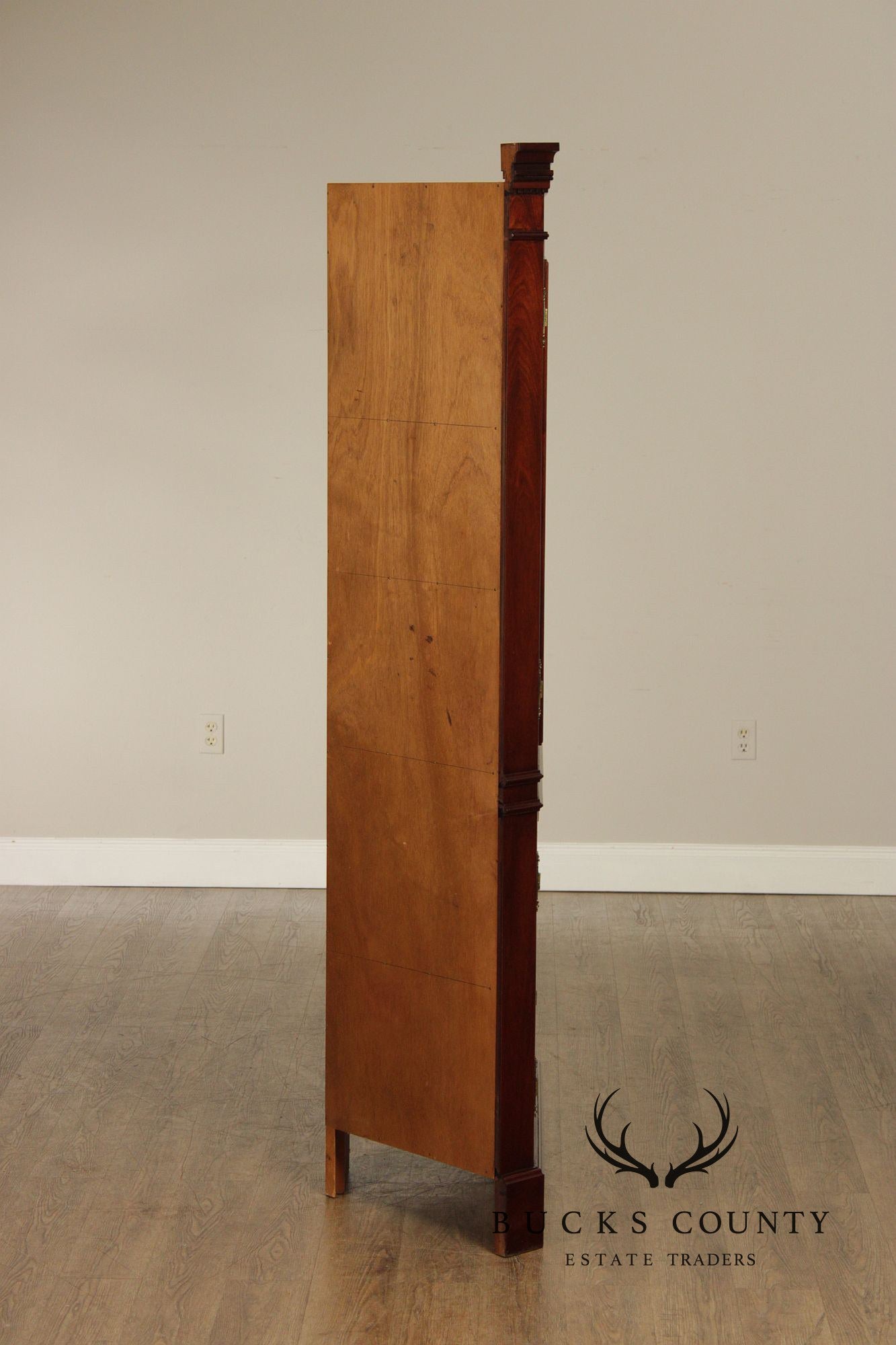 Craftique Chippendale Style Mahogany Corner Cabinet