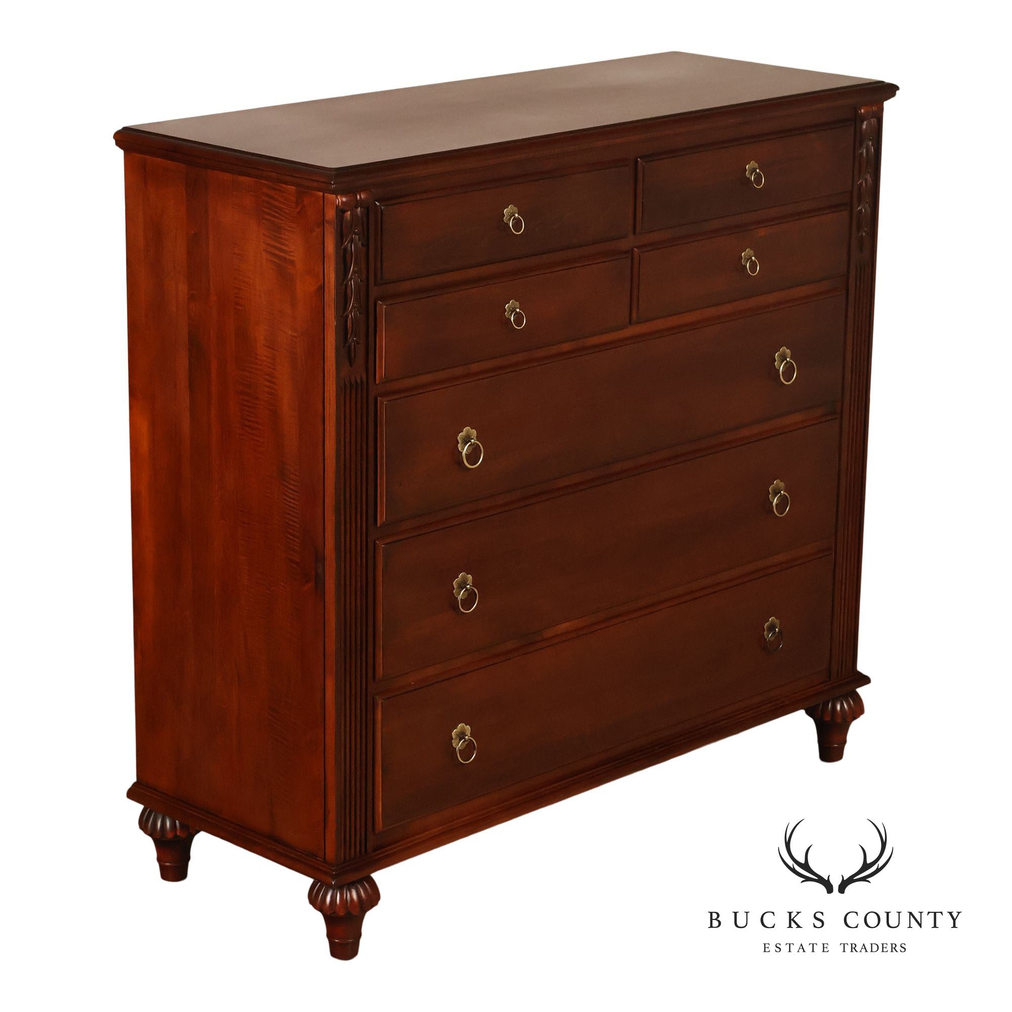 Ethan Allen British Classics Collection "Dawson" Maple And Birch Dresser