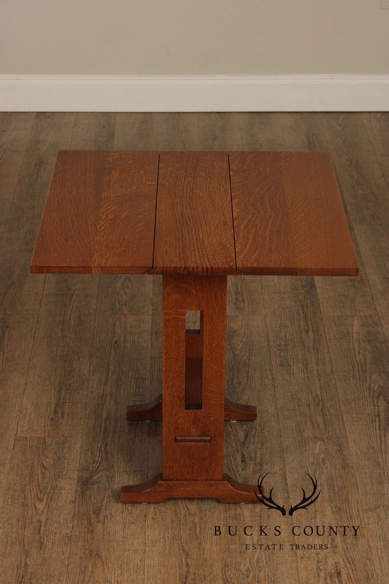 Stickley Mission Collection Oak Drop Leaf Table