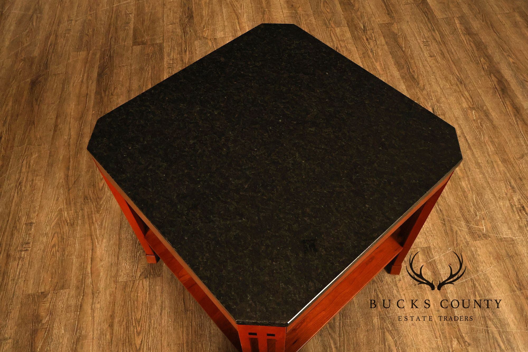 Stickley 21st Century Collection Granite Top Cherry End Table
