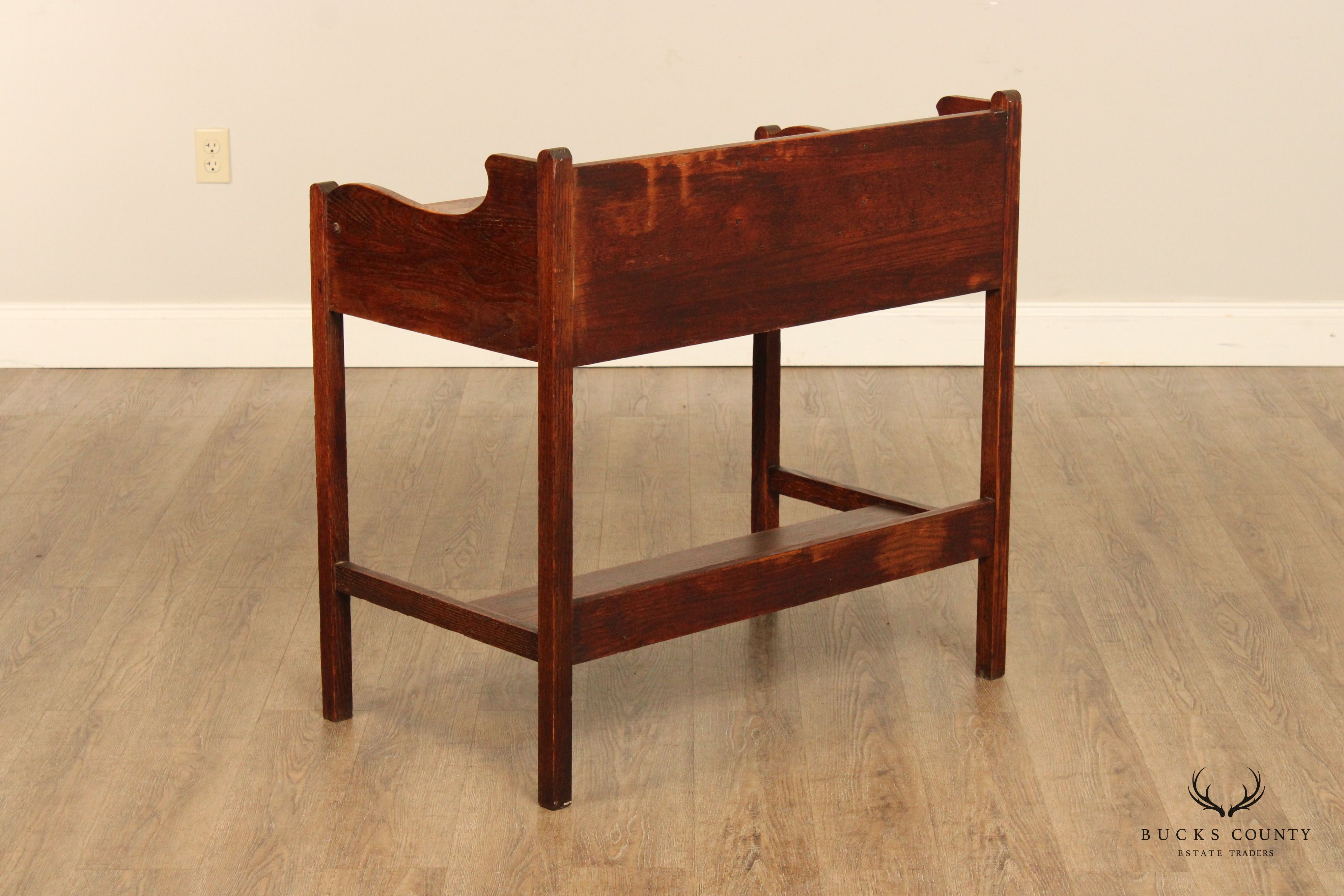 Antique Mission Oak Writing Desk