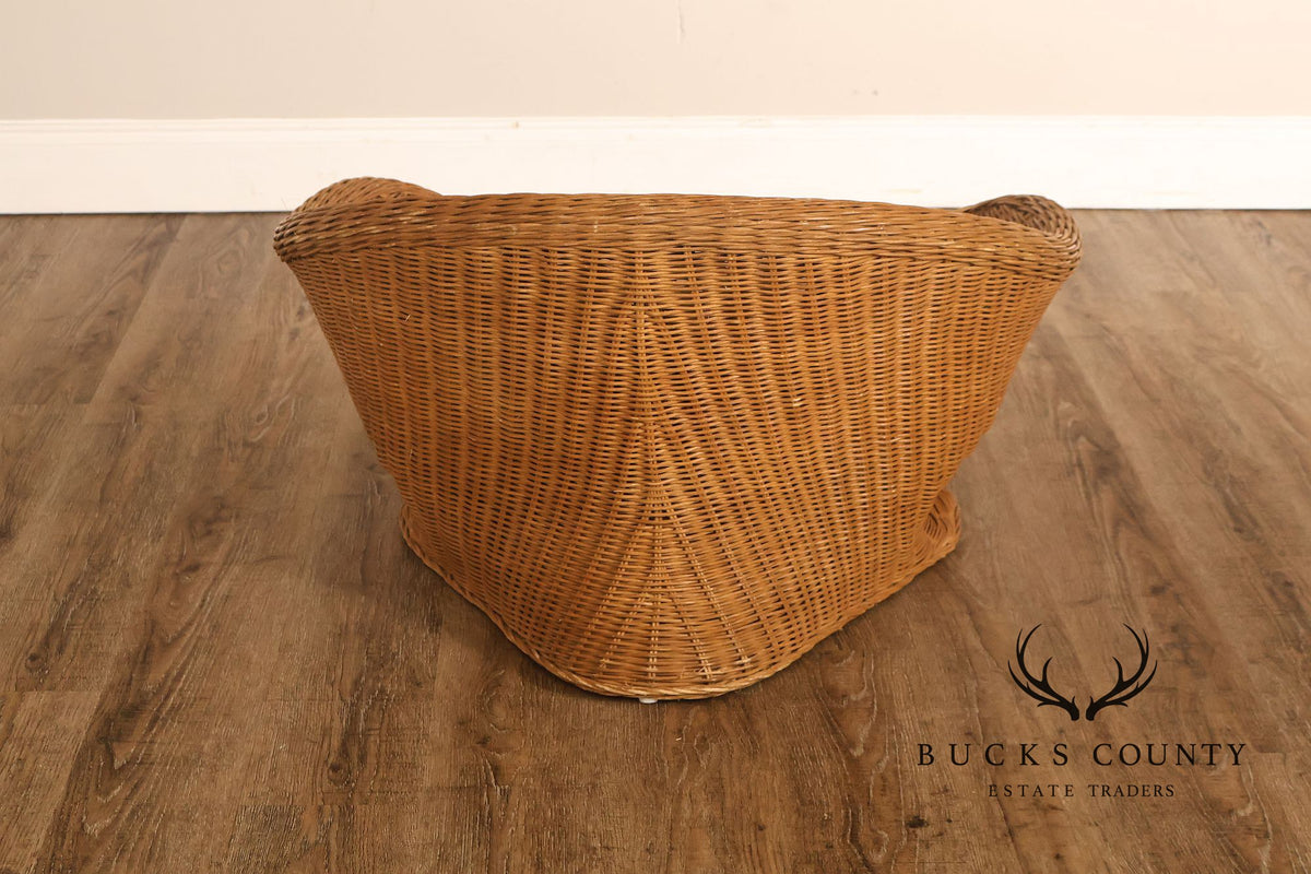 Boho Style Wicker Lotus Chair