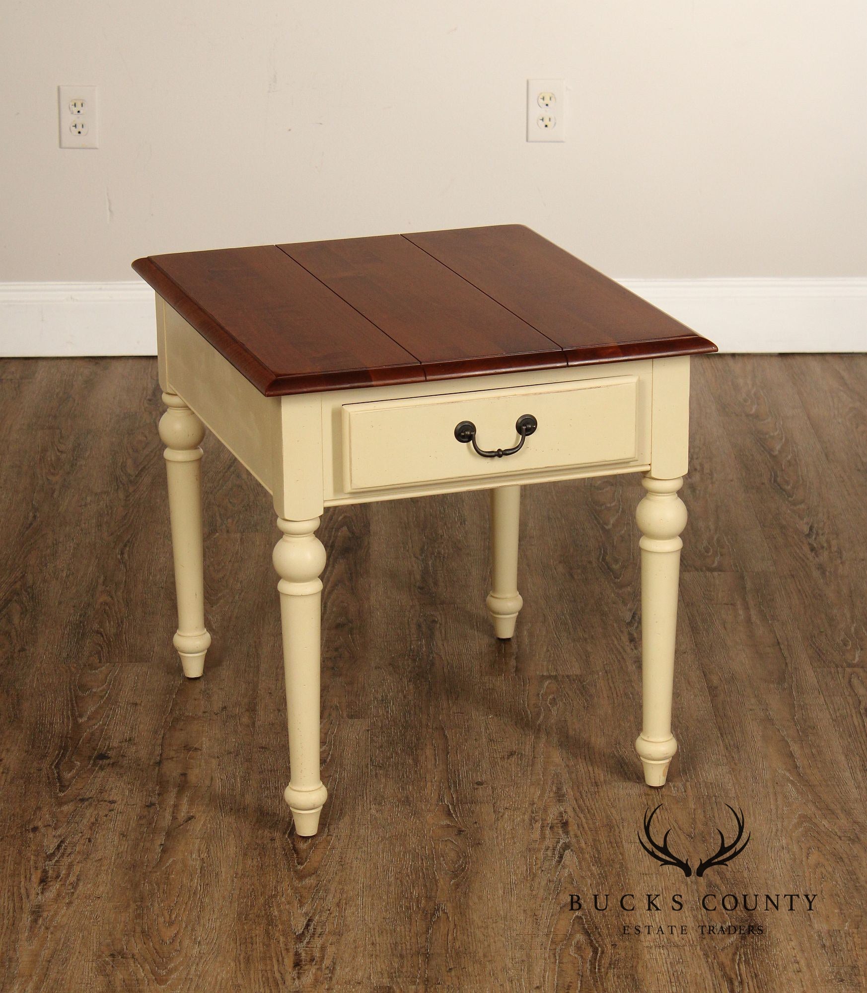 Ethan Allen 'Country Crossings' One-Drawer Side Table