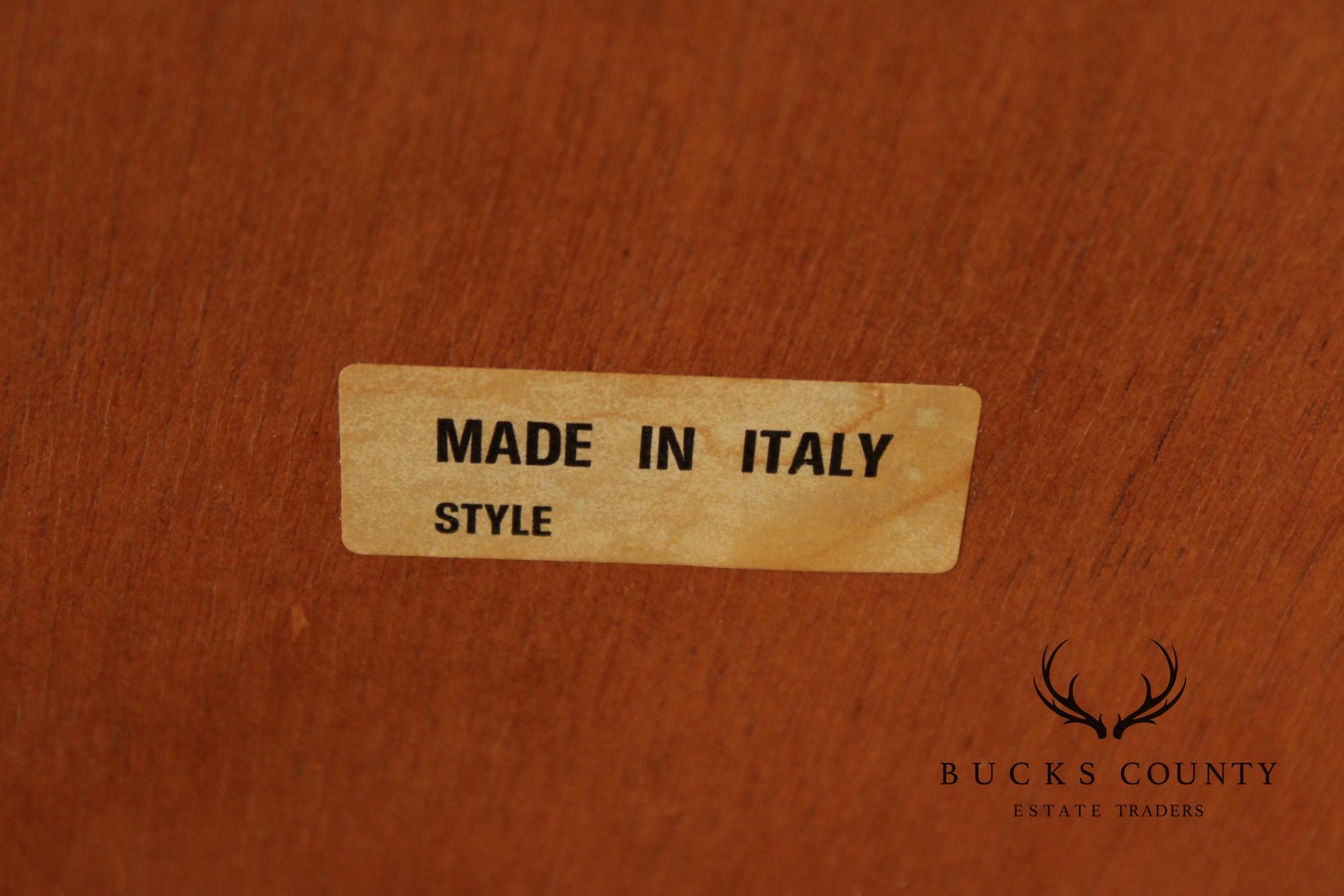 Italian Made Empire Style Round Burlwood Pedestal Center Table