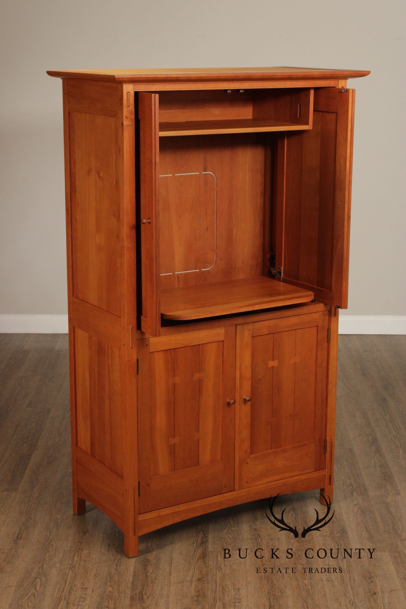Stickley Mission Collection Cherry Entertainment Armoire