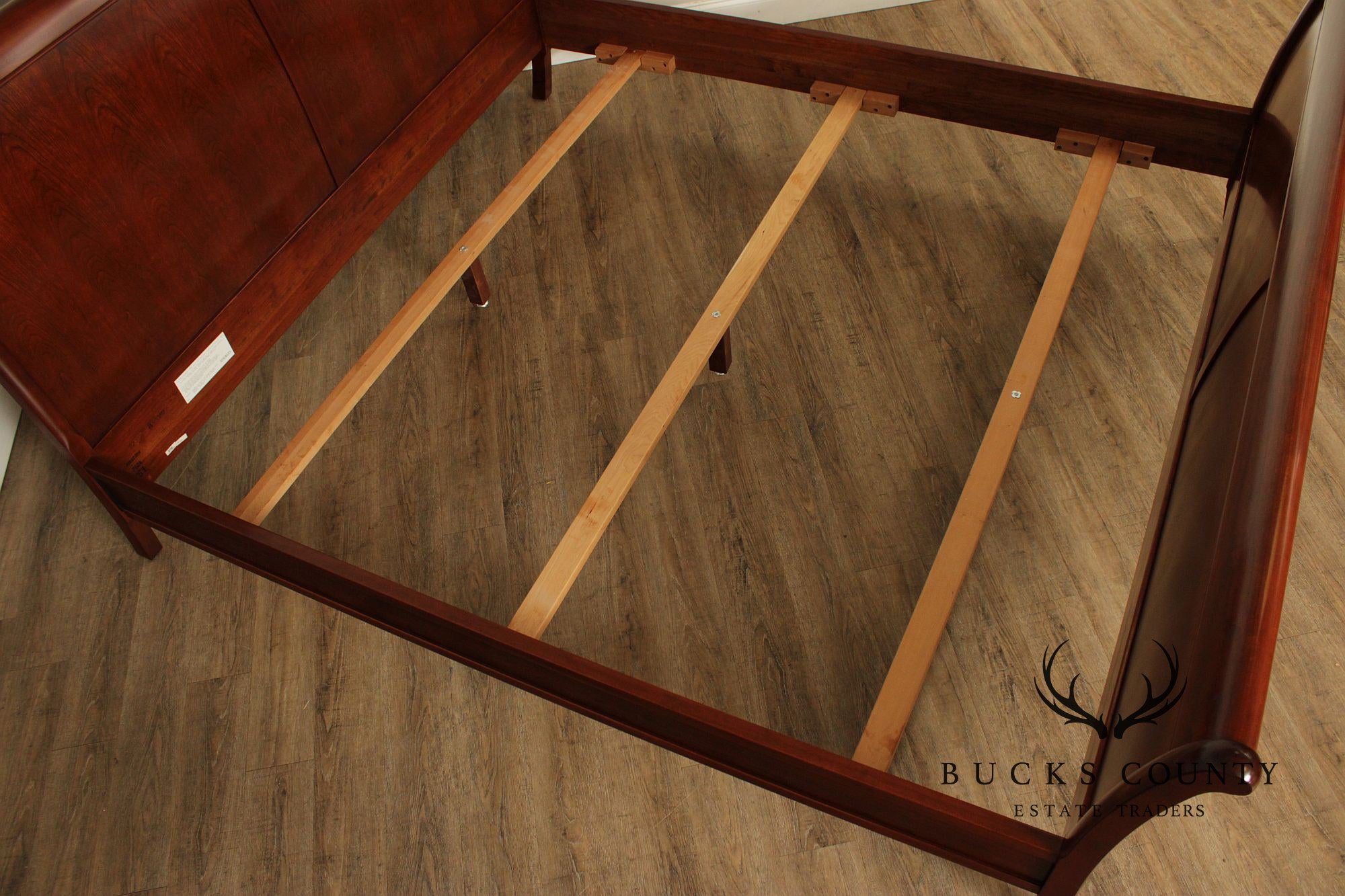 Stickley Traditional Style Cherry King Sleigh Bed