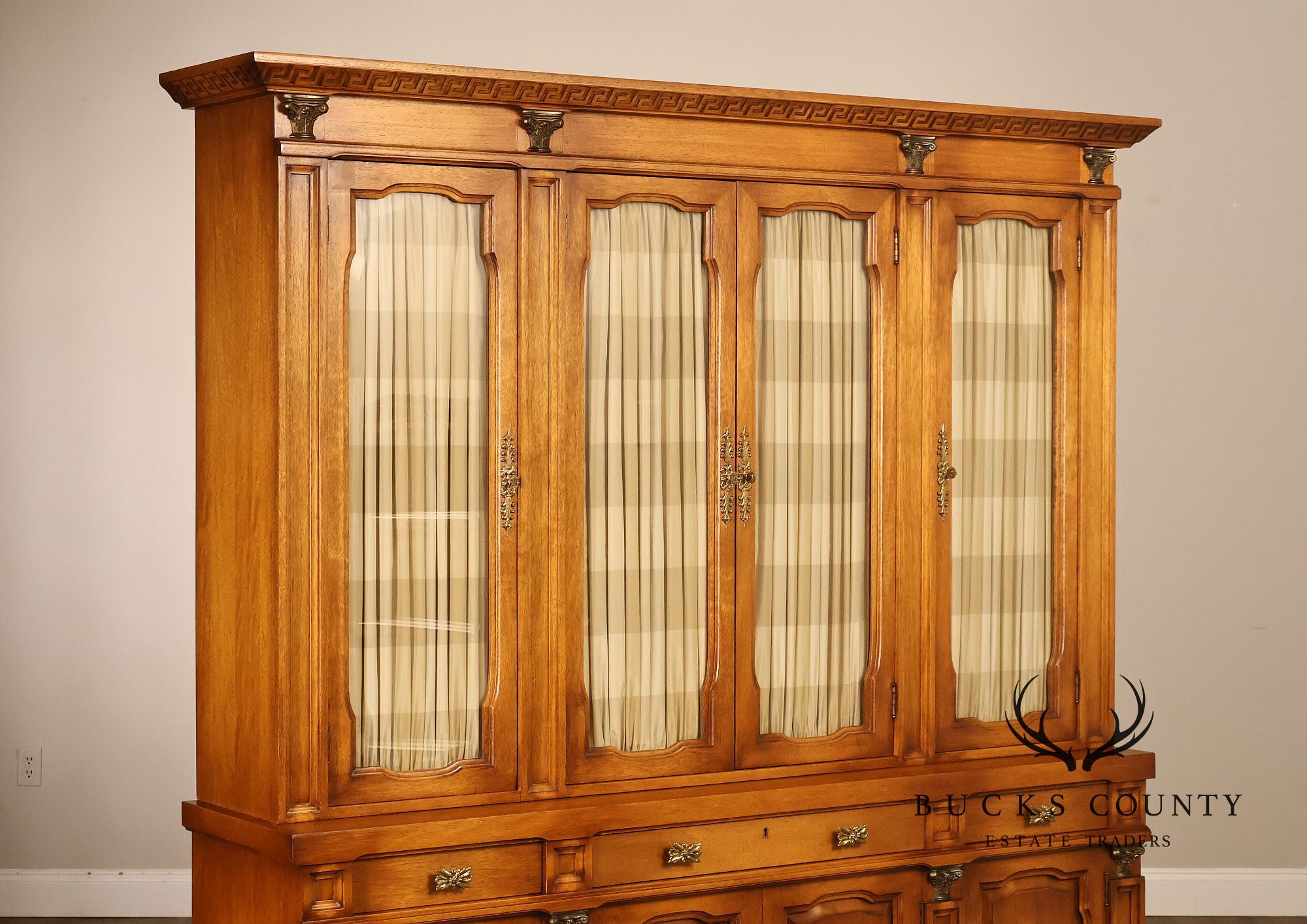 Daniel Jones Inc. Custom Regency Style Bookcase or China Cabinet