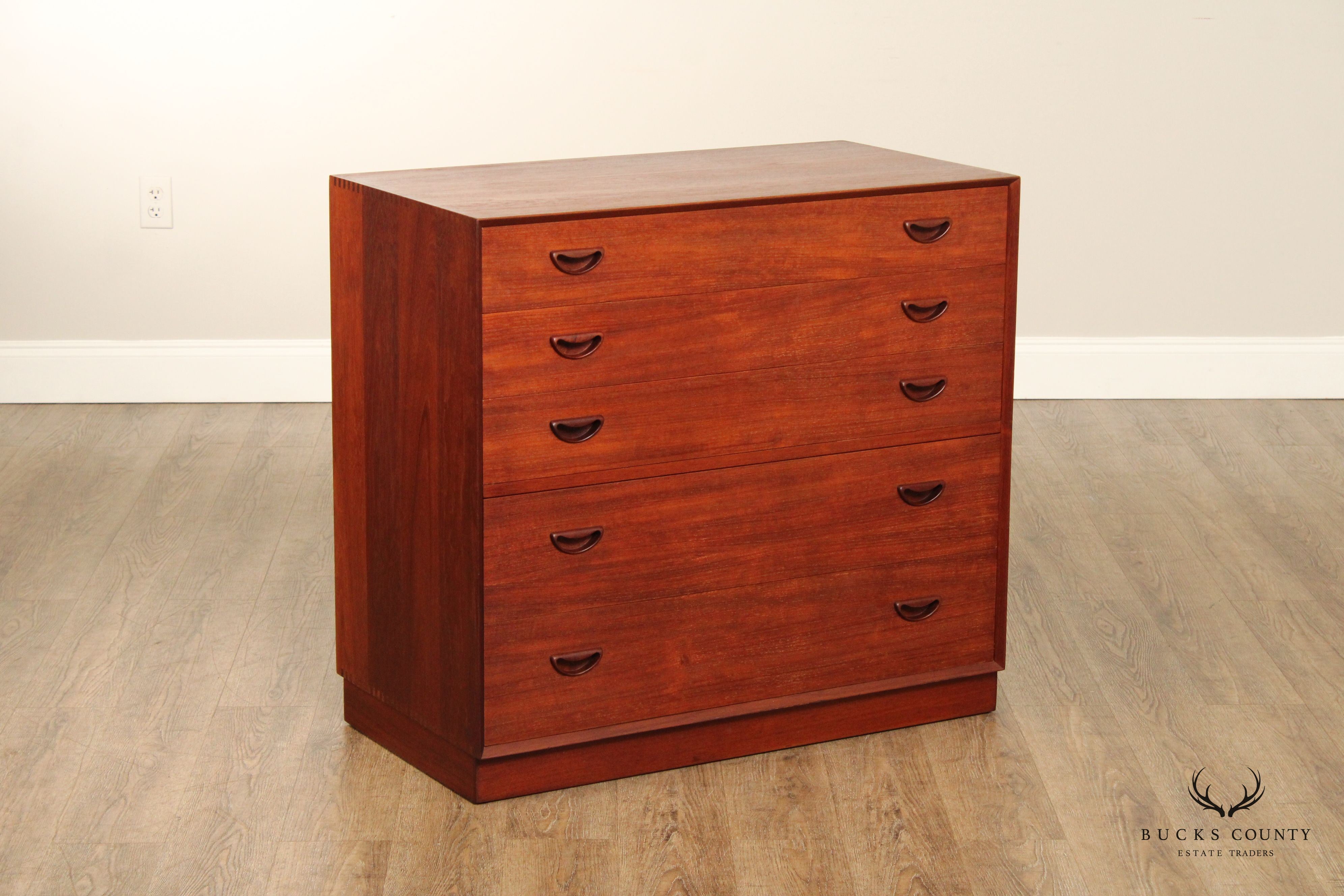 Danish Modern Teak Chest Of Drawers By Peter Hvidt and Orla Molgaard-Nielsen