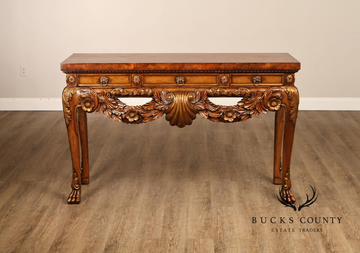 Theodore Alexander Althorp Mahogany George III Style Console Table