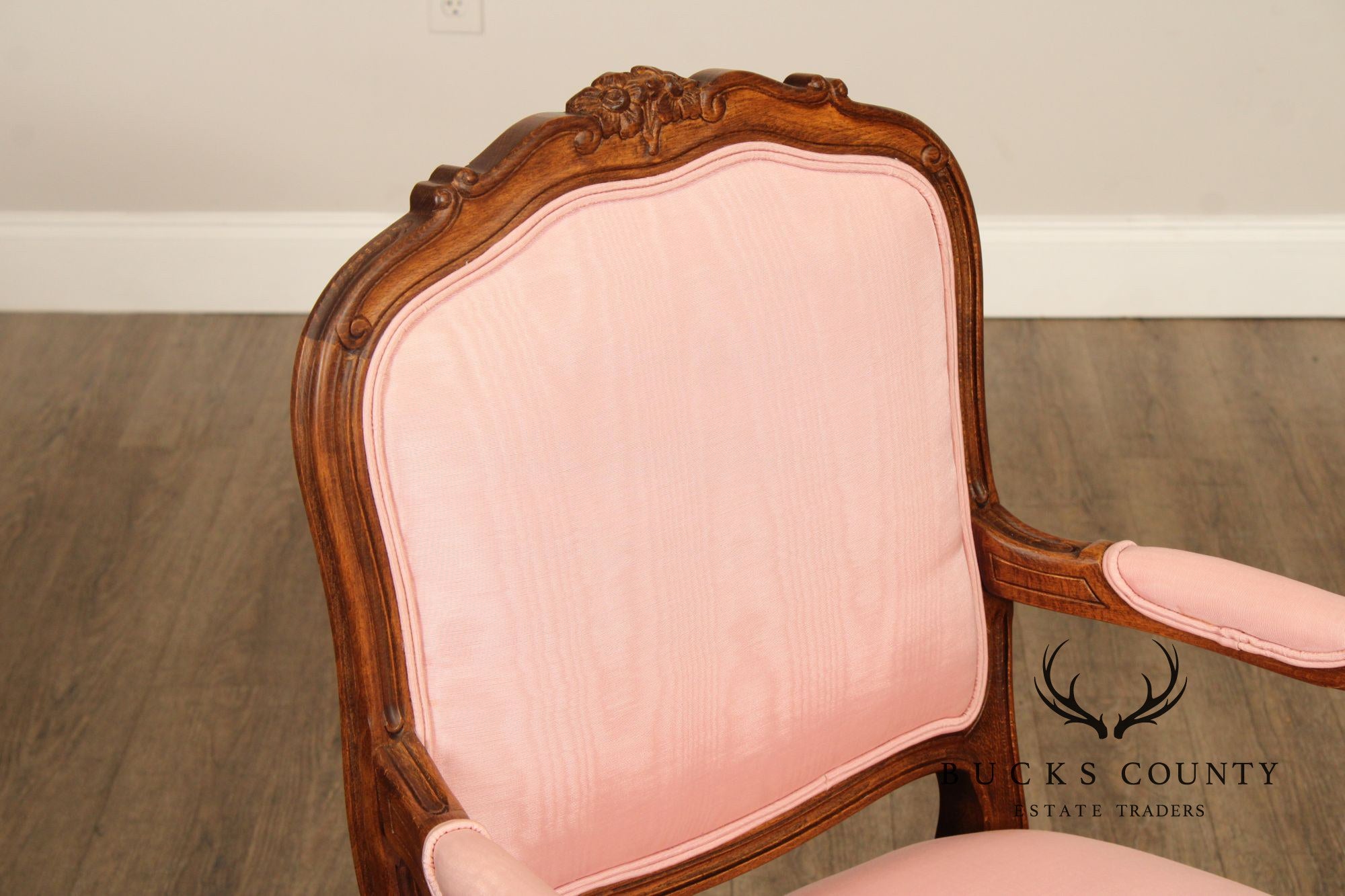 Ethan Allen French Louis XV Style Fauteuil Armchair