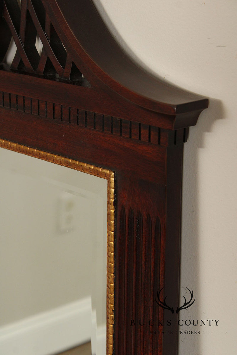 Henkel Harris Georgian Style Mahogany Dresser Mirror