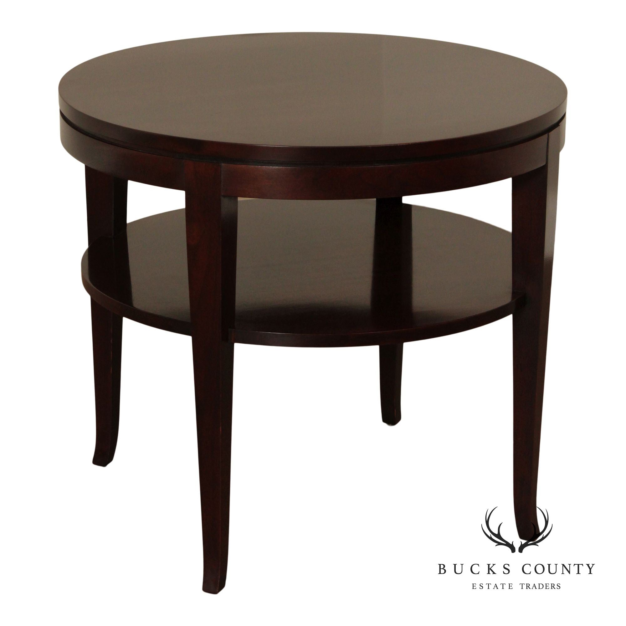 Stickley Metropolitan Collection Round Cherry Lamp Table